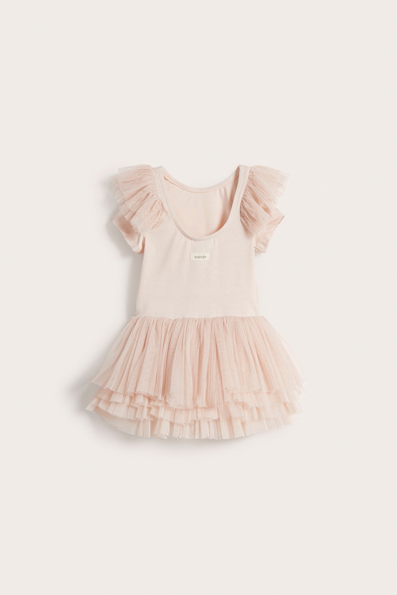 Ballerina mesh dress - Light pink - 9