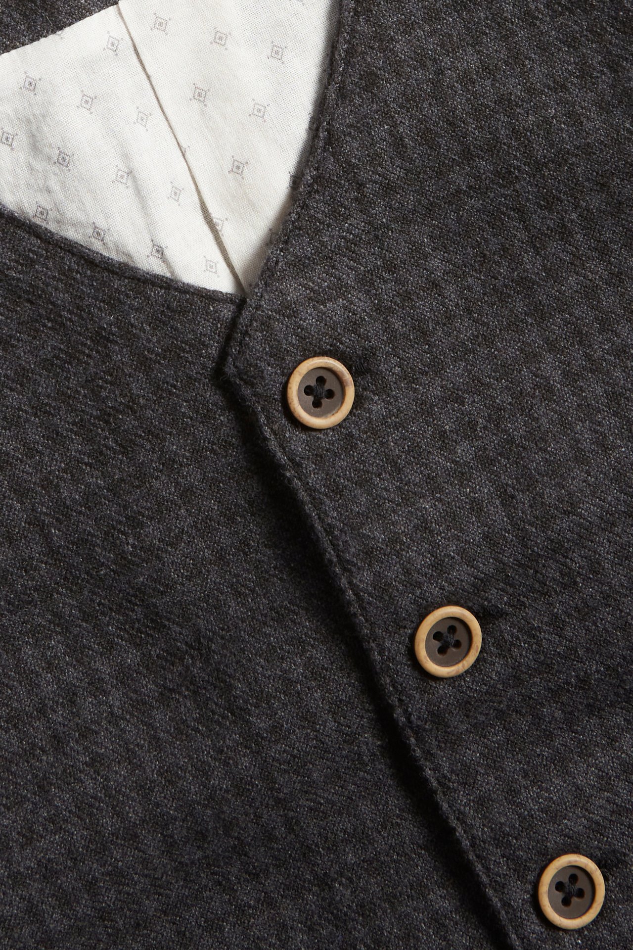 Dark grey waistcoat - Dark grey - 5
