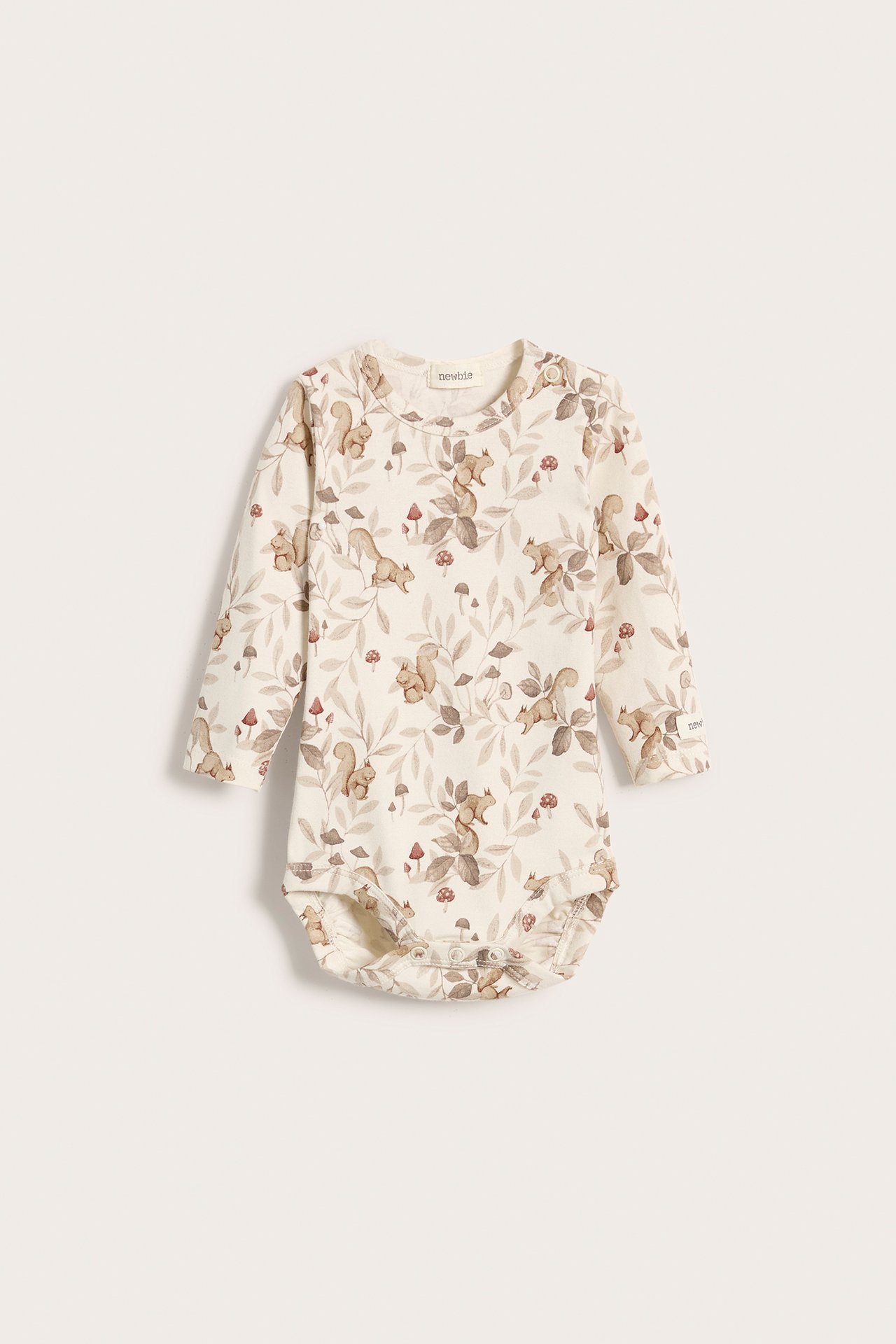 Squirrel print bodysuit