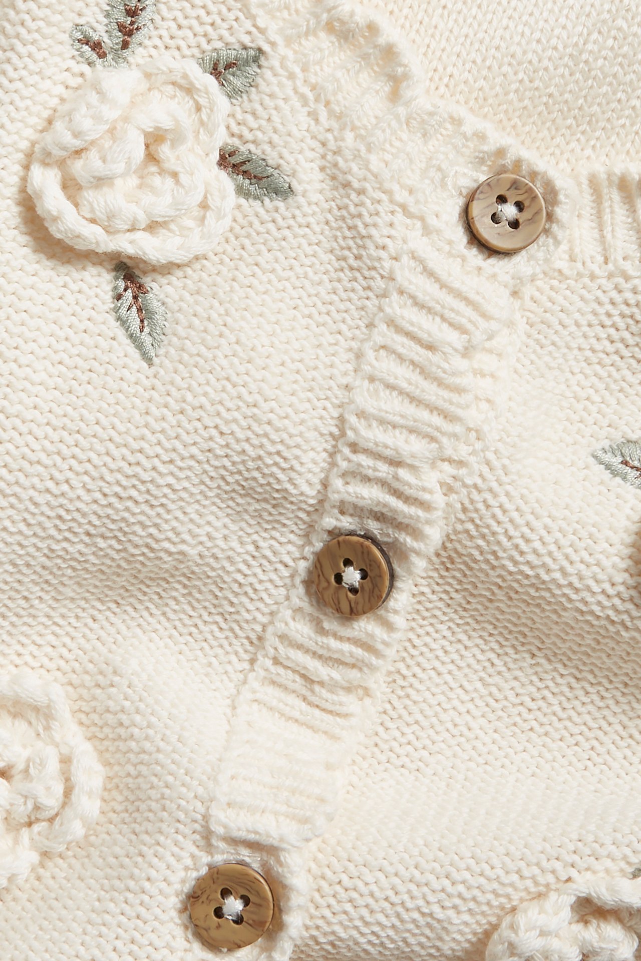 Knitted cardigan - Off-white - 5