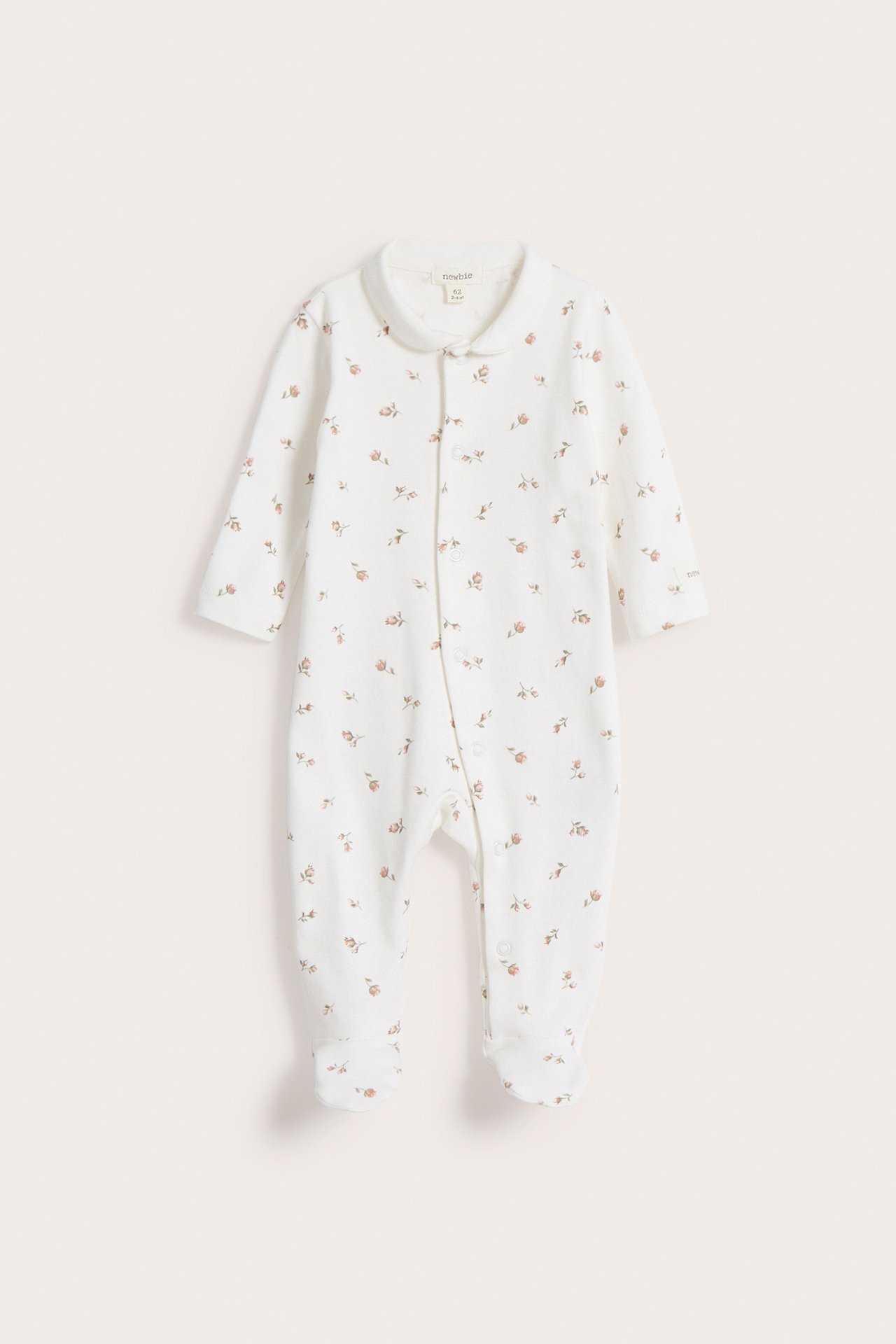 Rose pattern sleepsuit