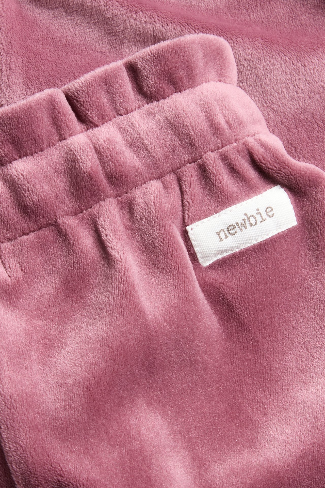 Jogginghose aus Velours - Lila - 1