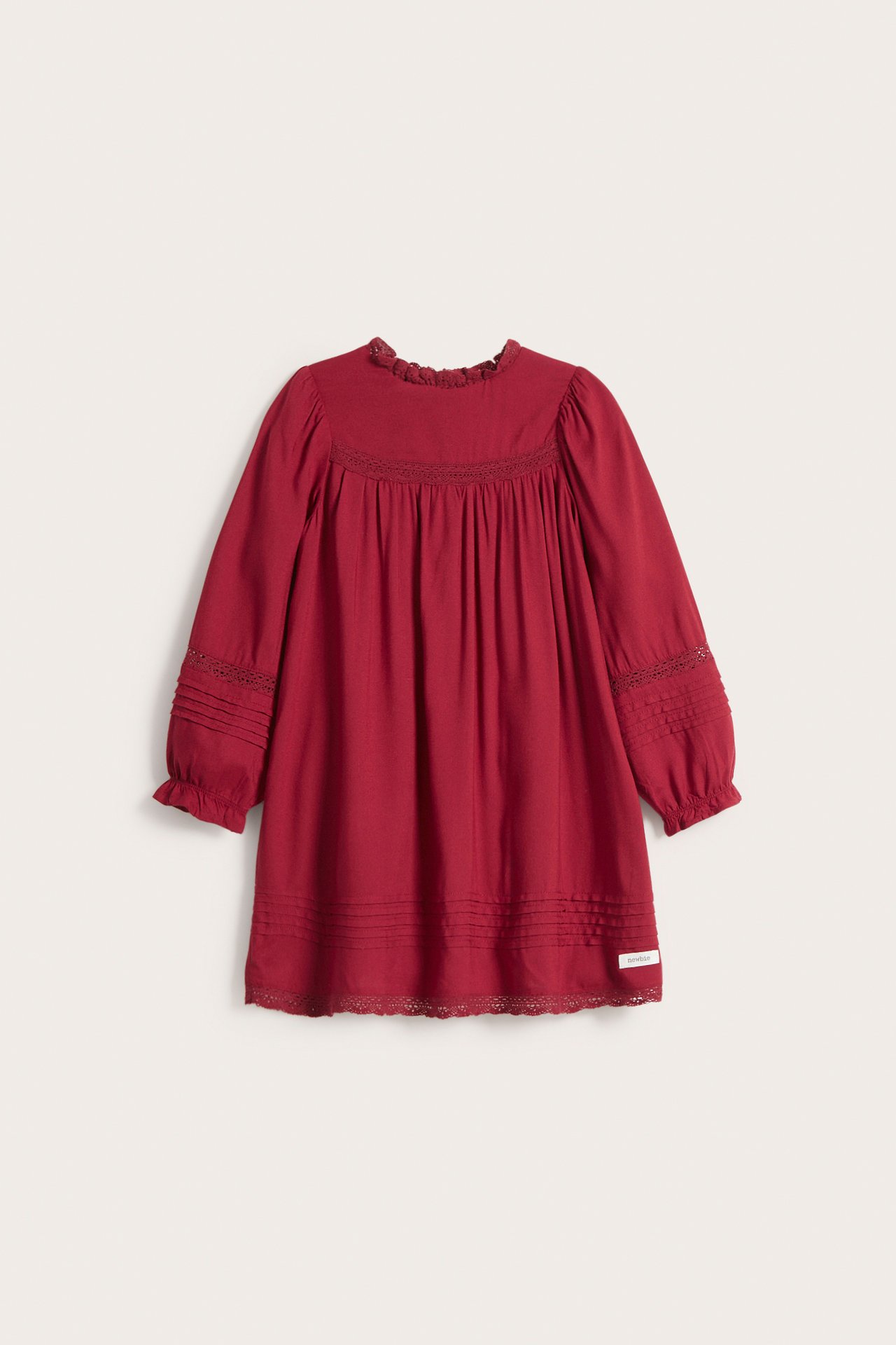Long sleeve Christmas dress - Red - 4