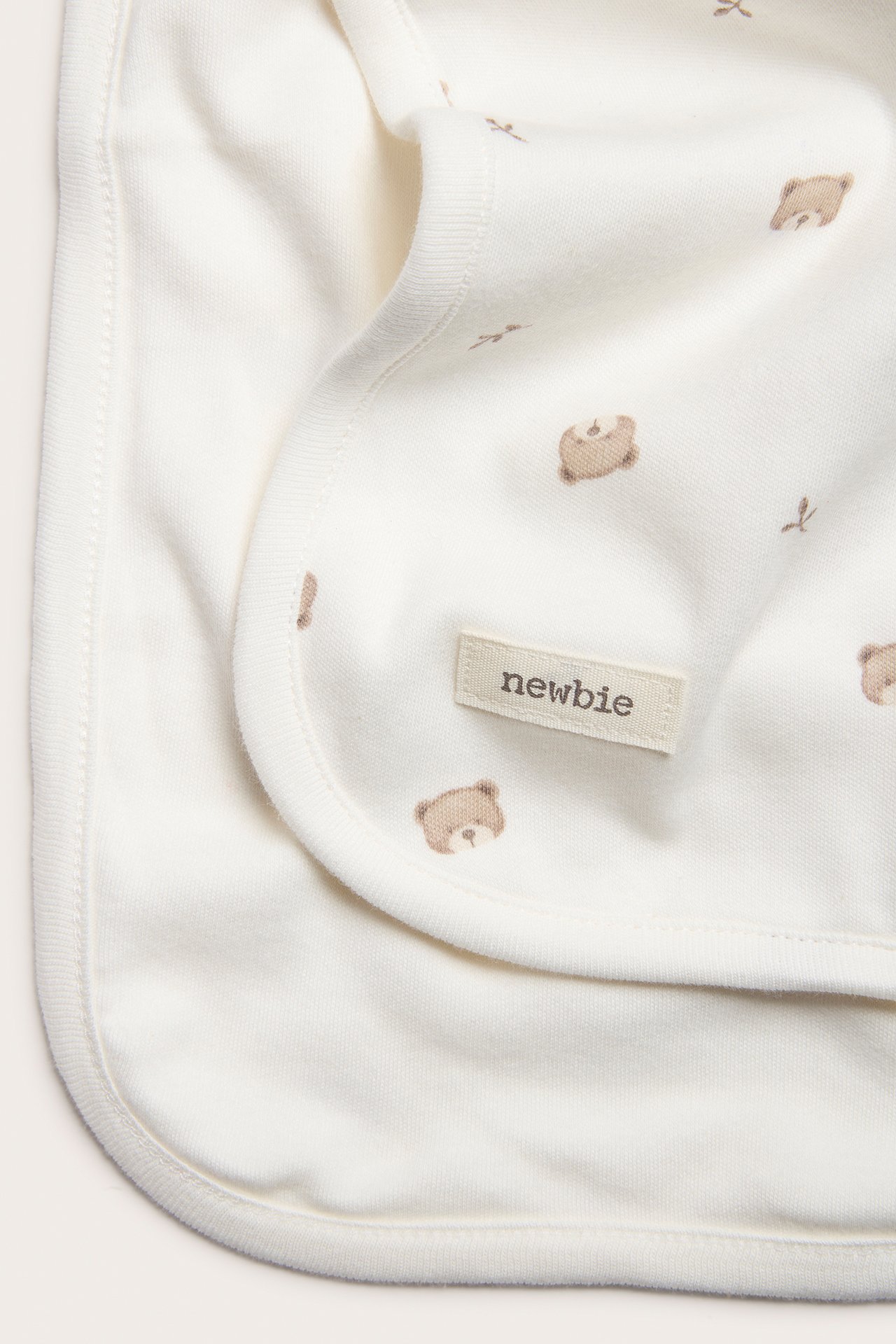 Teddy bear printed blanket - Off-white - 1