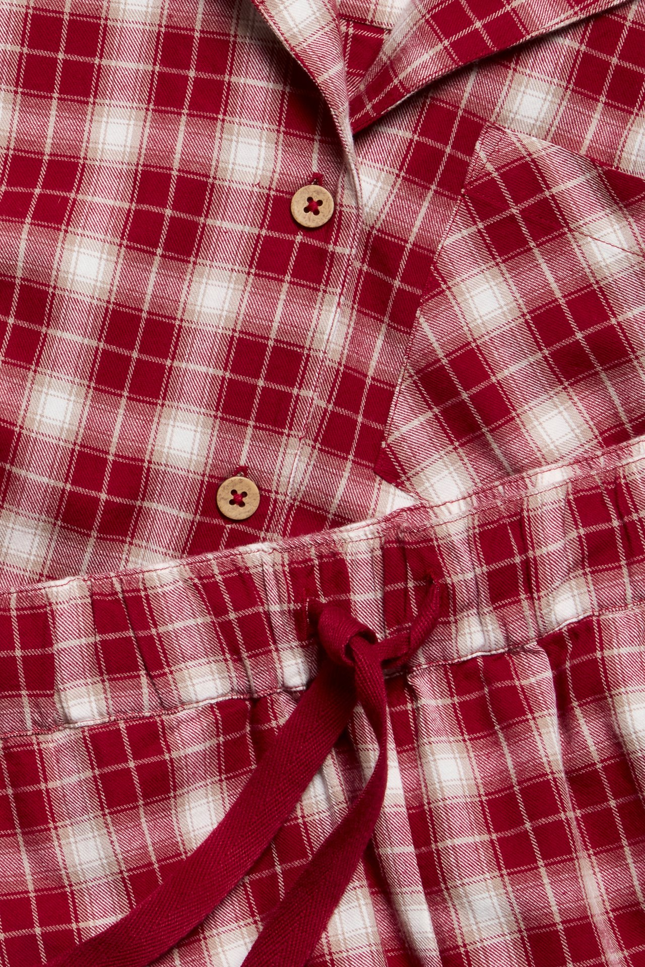 Flannel pajamas from Newbie Woman - Red - 4