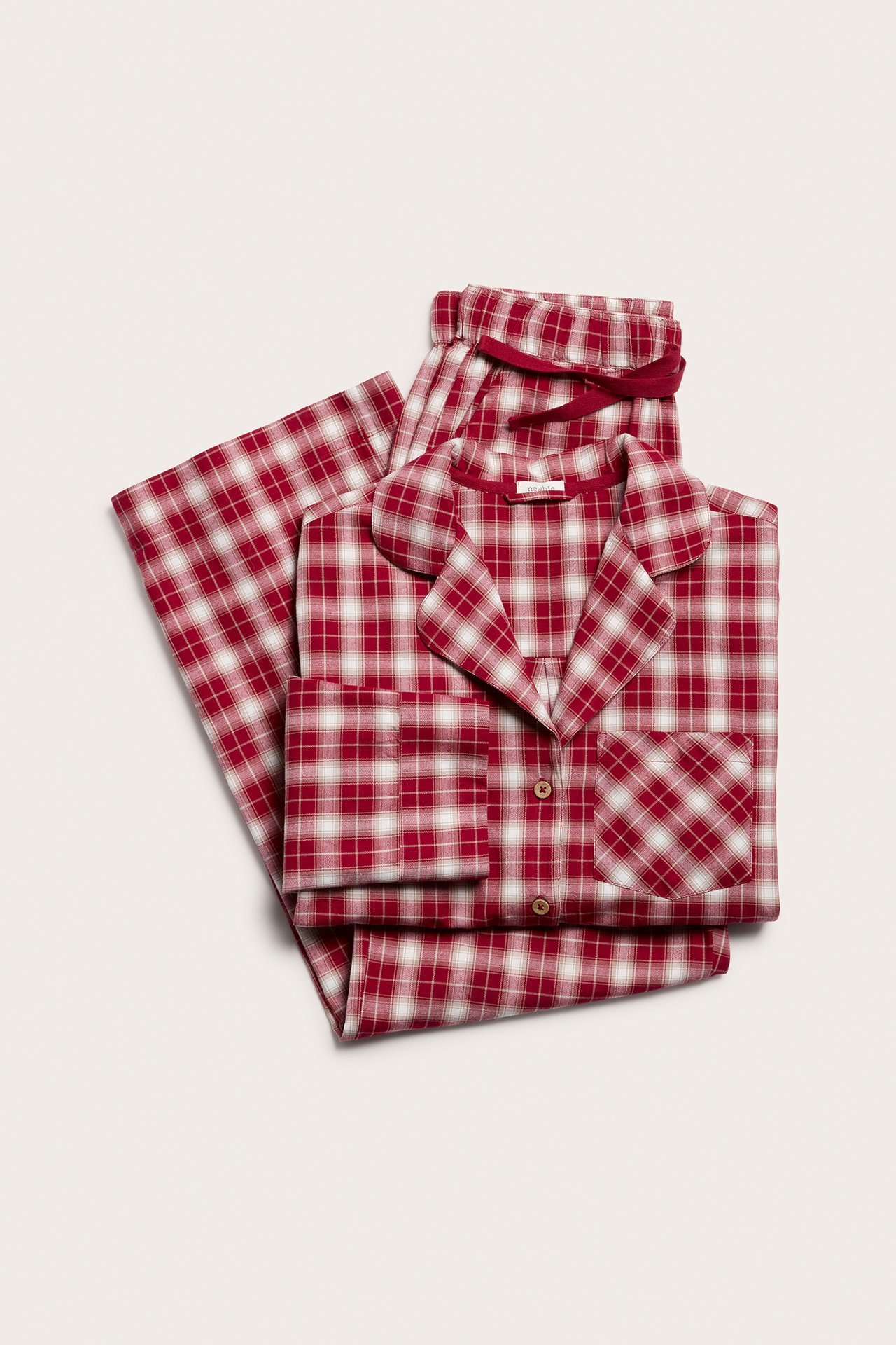Flannel pajamas from Newbie Woman - Red - 5