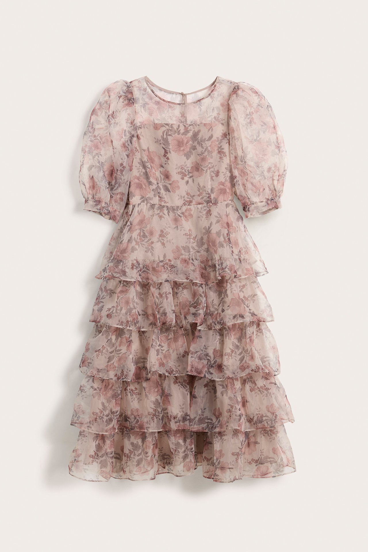 Women's floral organza dress