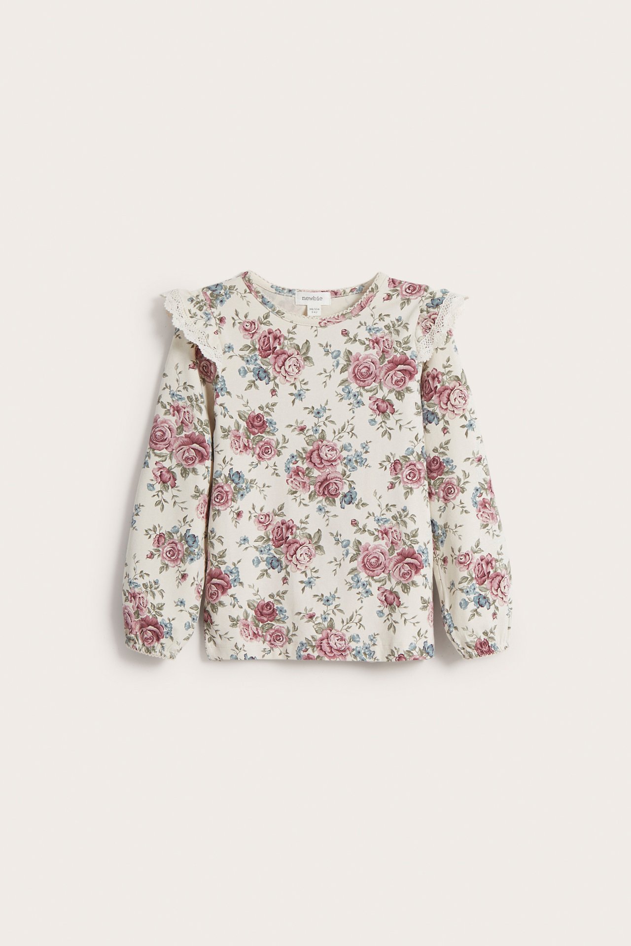 Floral frill top