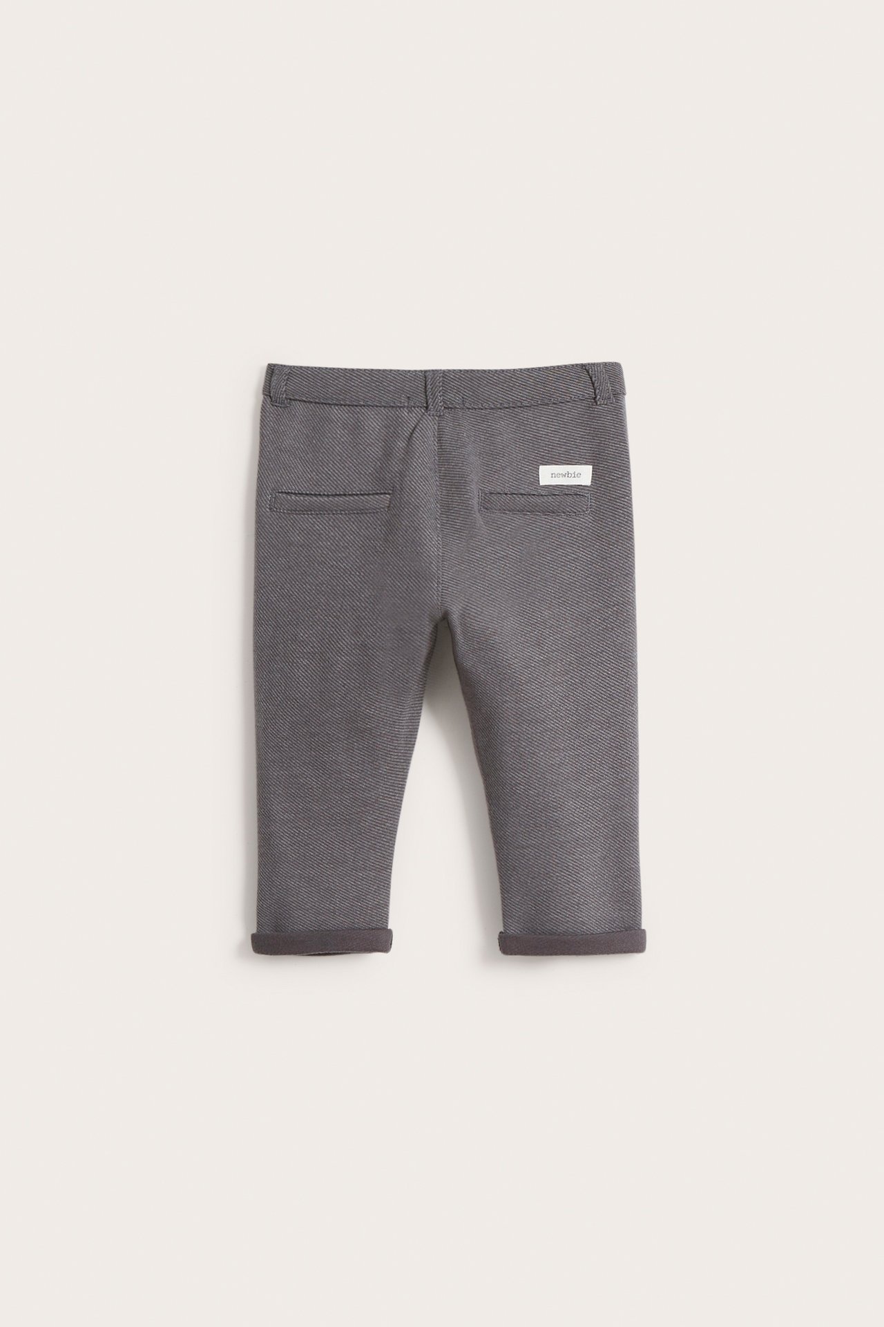 Knitted dress pants - Dark grey - 4