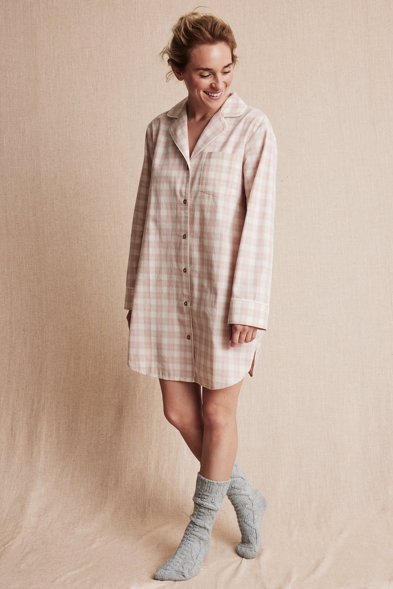 Flannel nightgown by Newbie Woman - Pink - 170cm / Storlek: S - 4