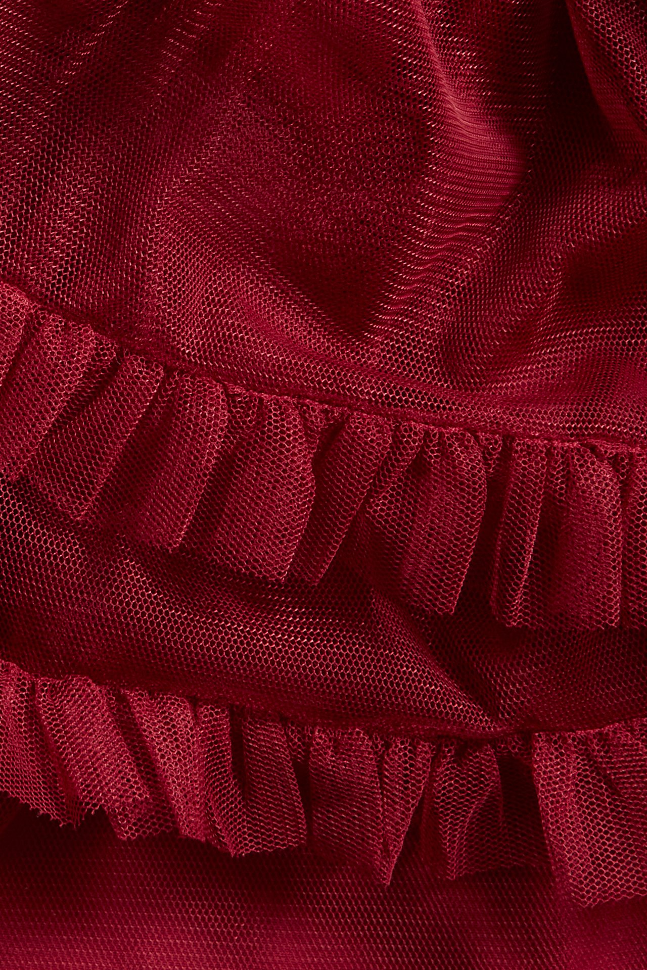 Tulle skirt - Red - 5