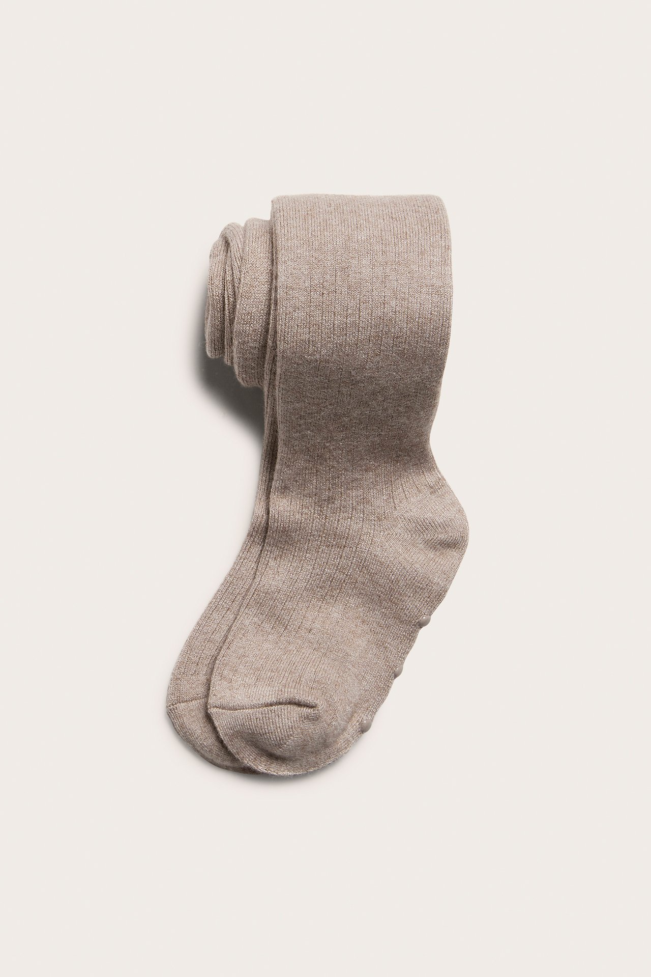 Wool tights - Beige mélange - 1