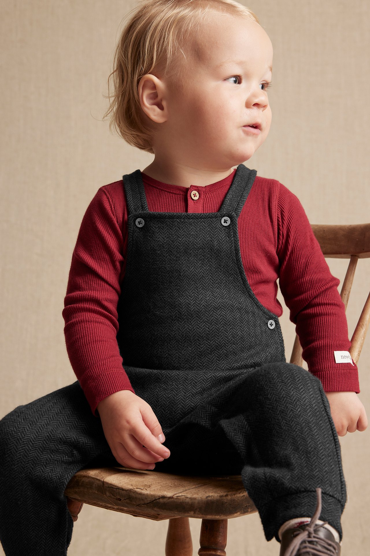 Dungarees with pockets - Dark grey - 2