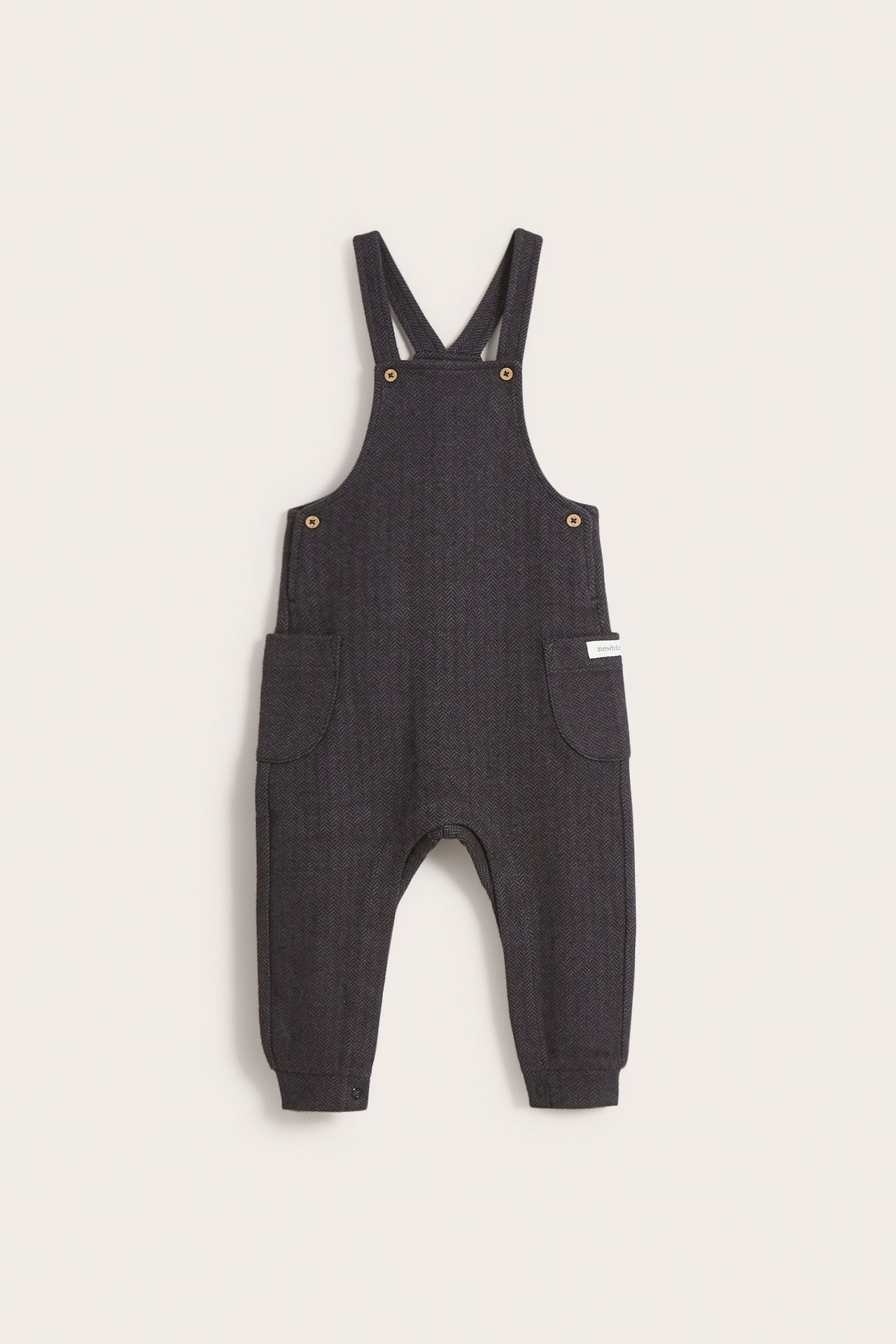 Dungarees with pockets - Dark grey - 5