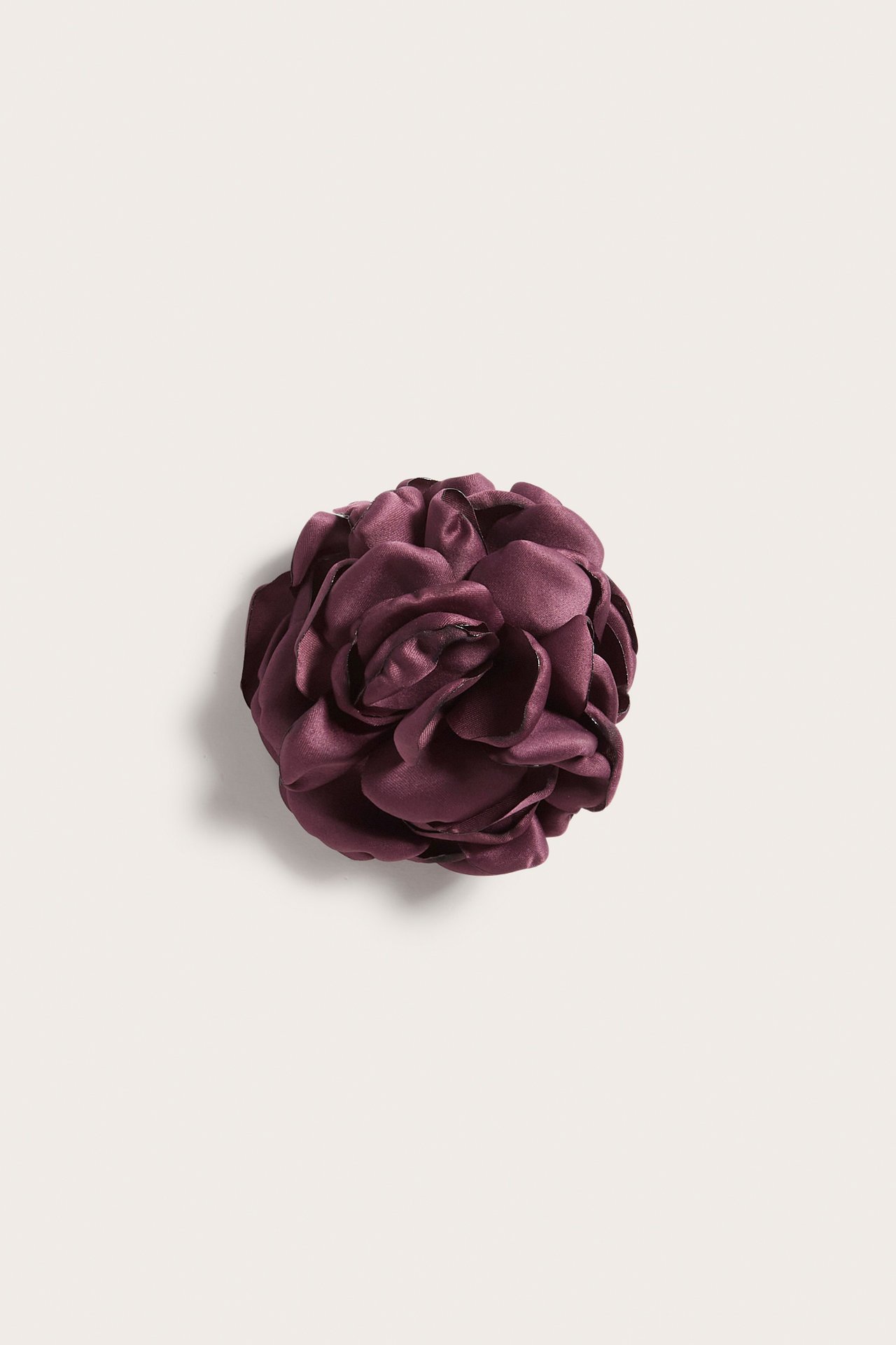 Flower clip - Wine red - 1