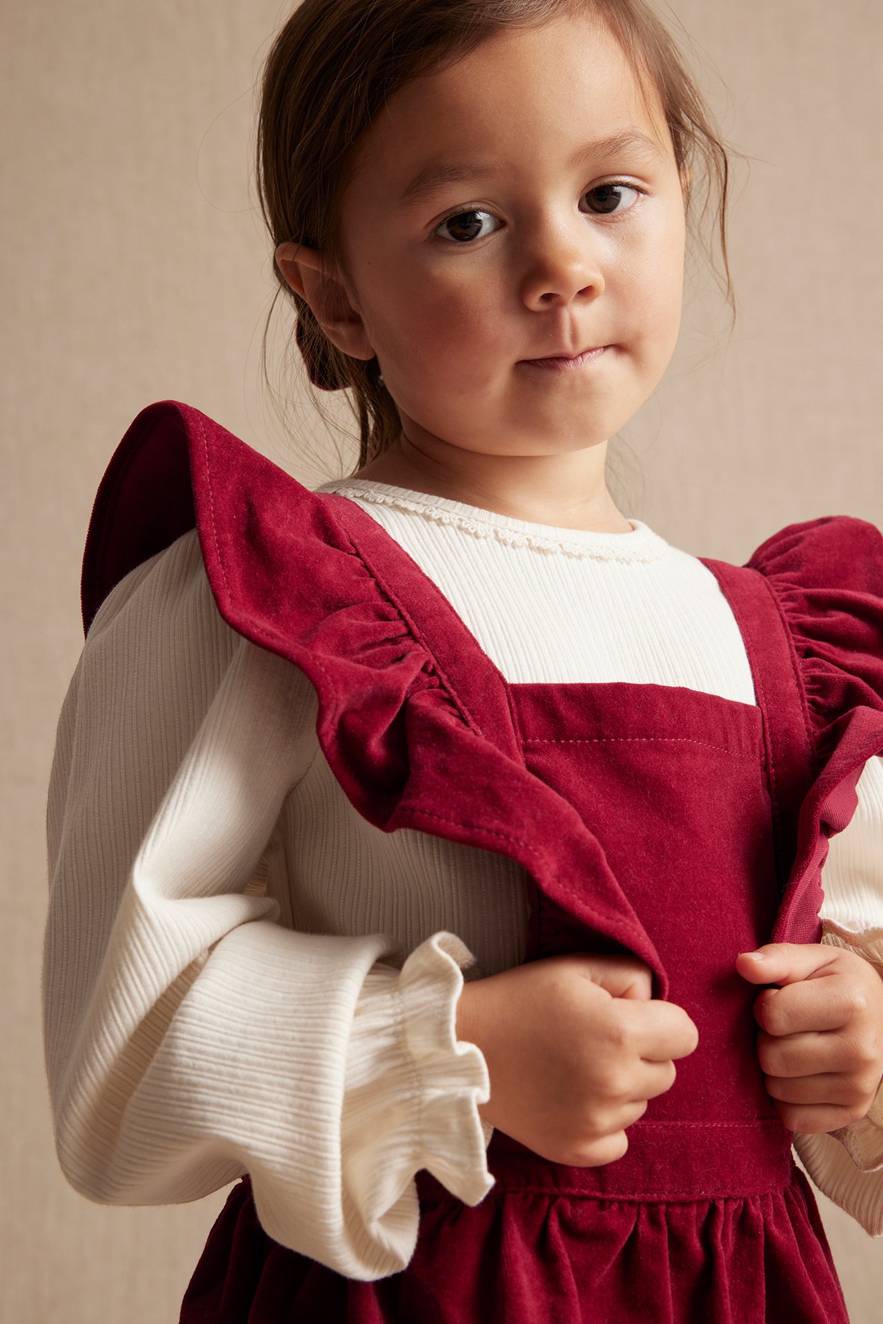Rüschenkleid - Rot - 2
