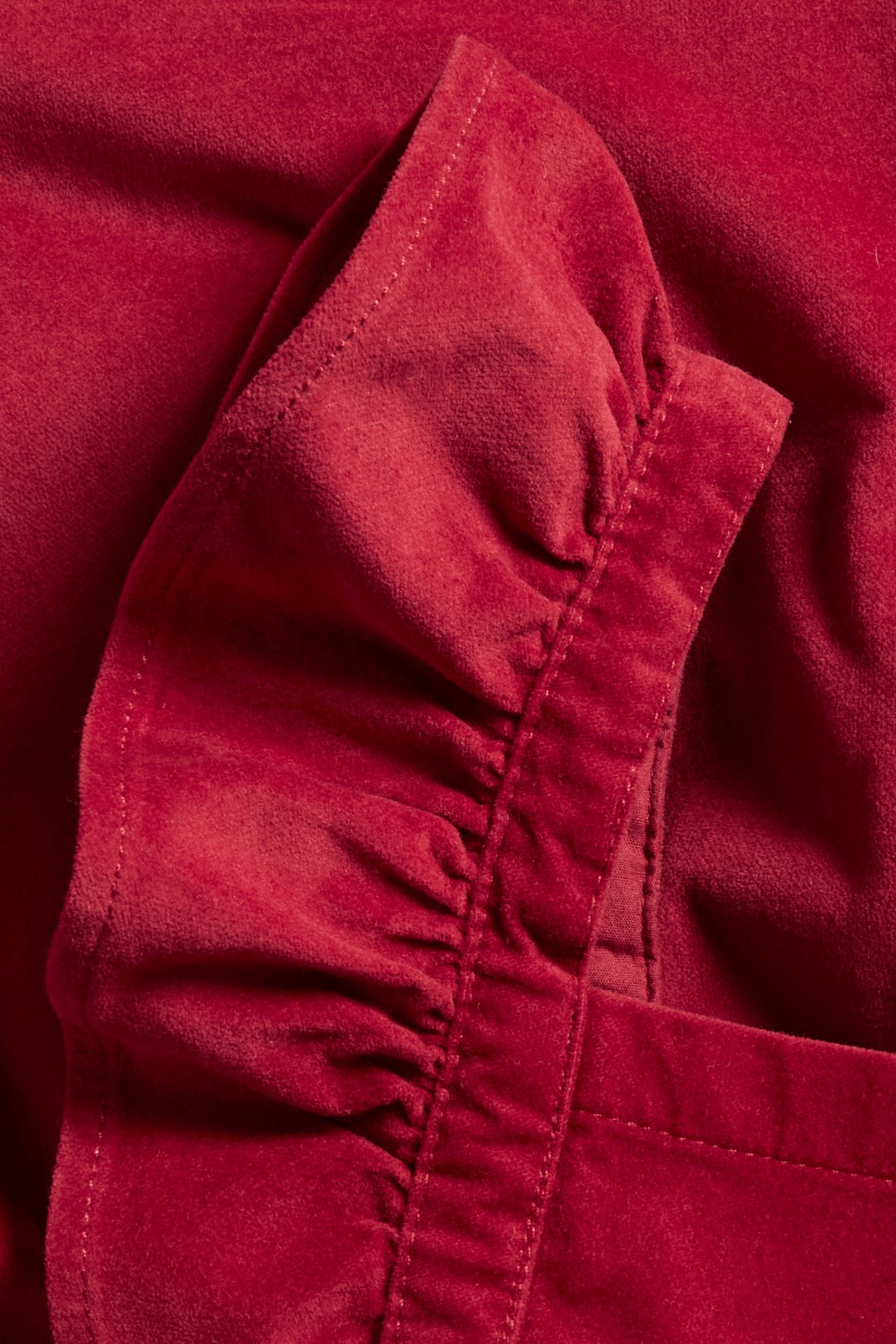 Rüschenkleid - Rot - 4