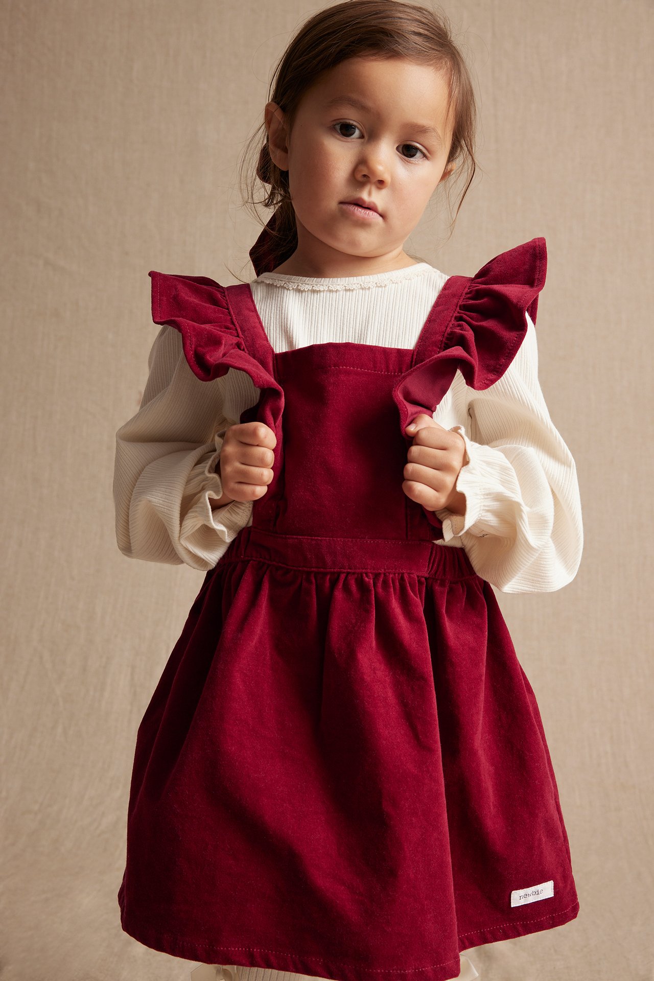 Rüschenkleid - Rot - 1