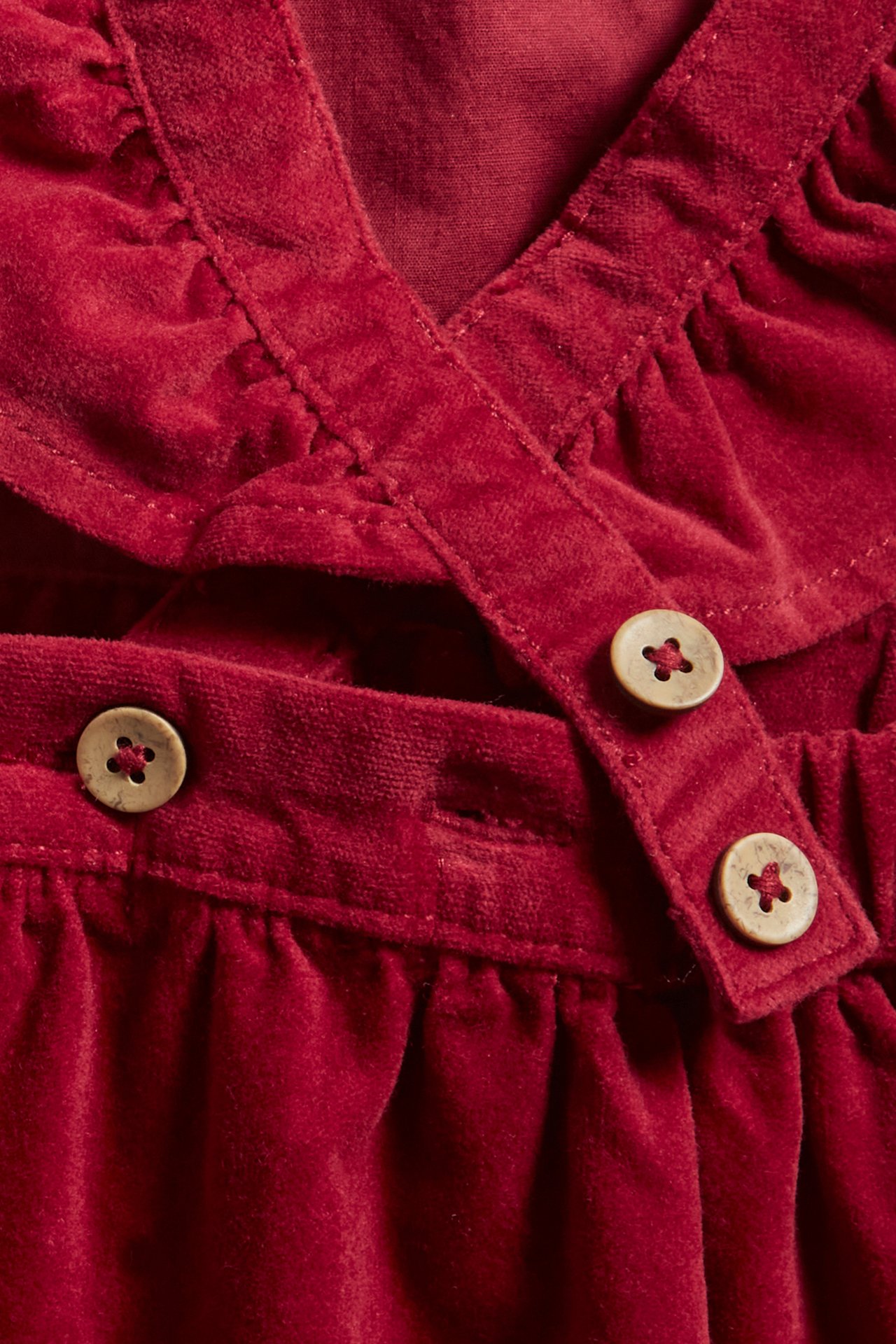 Rüschenkleid - Rot - 6