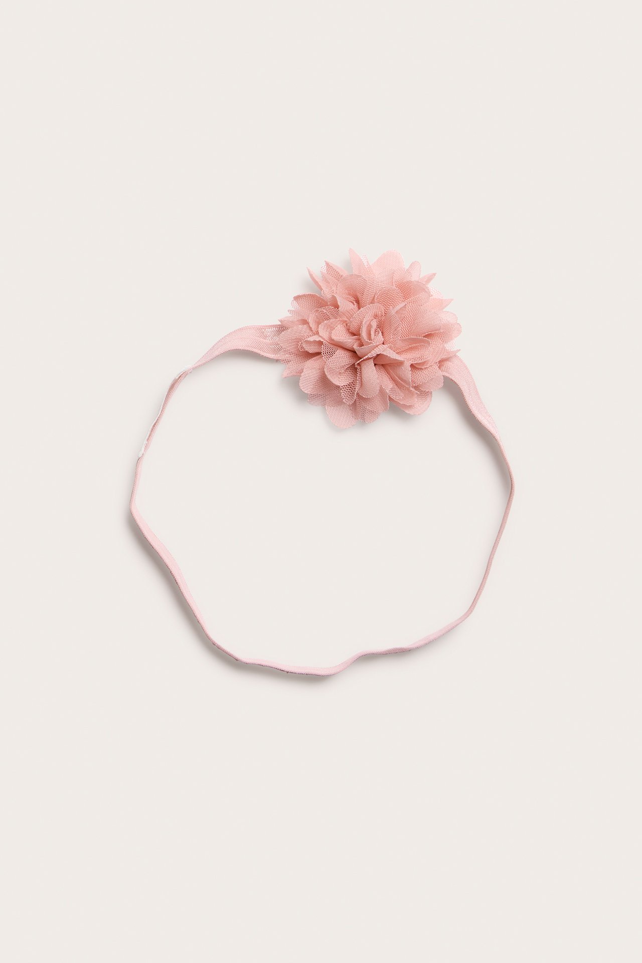 Haarband mit Tüllblume - Rosa - 1