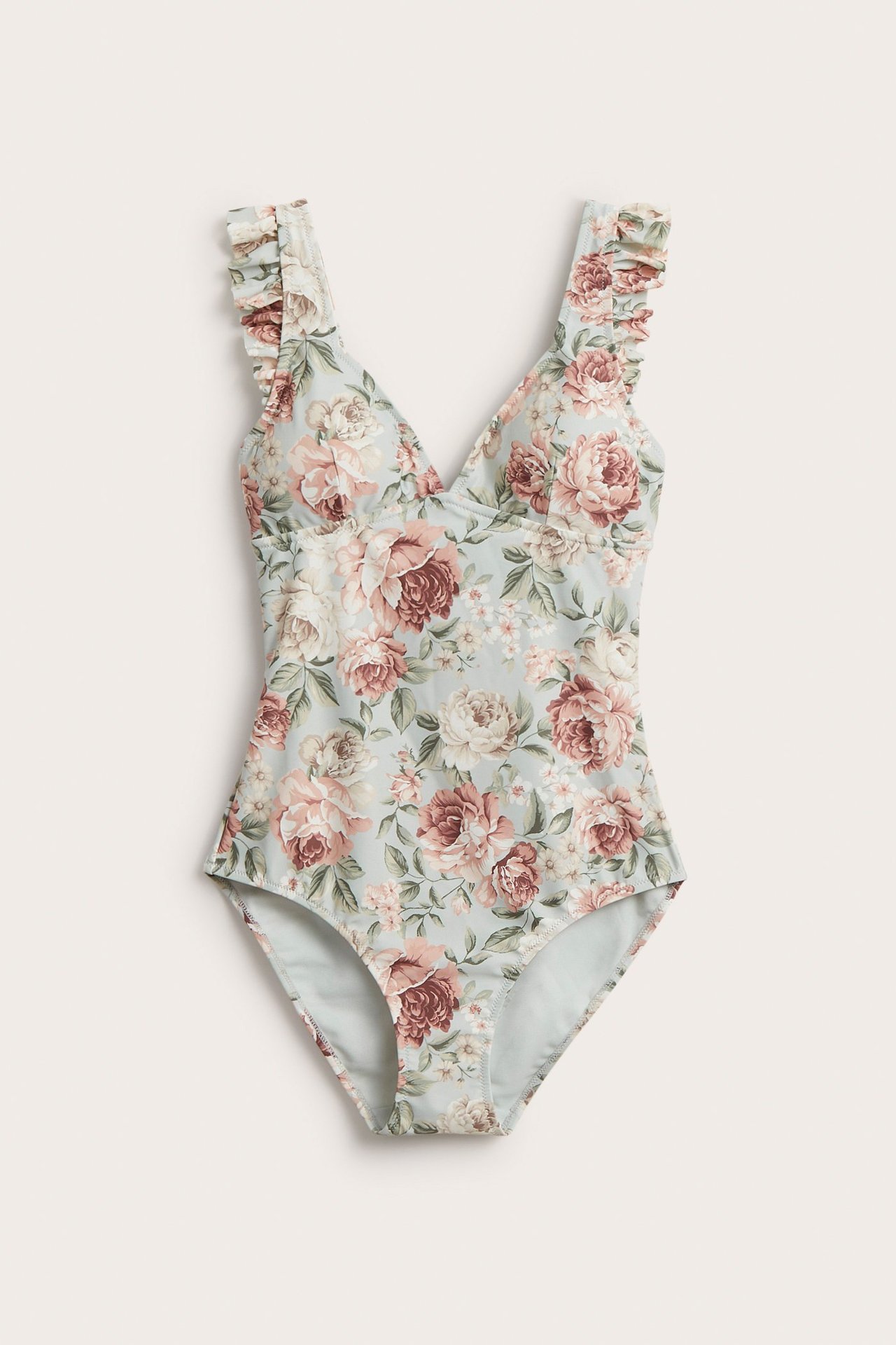 Floral swimsuit Newbie Woman