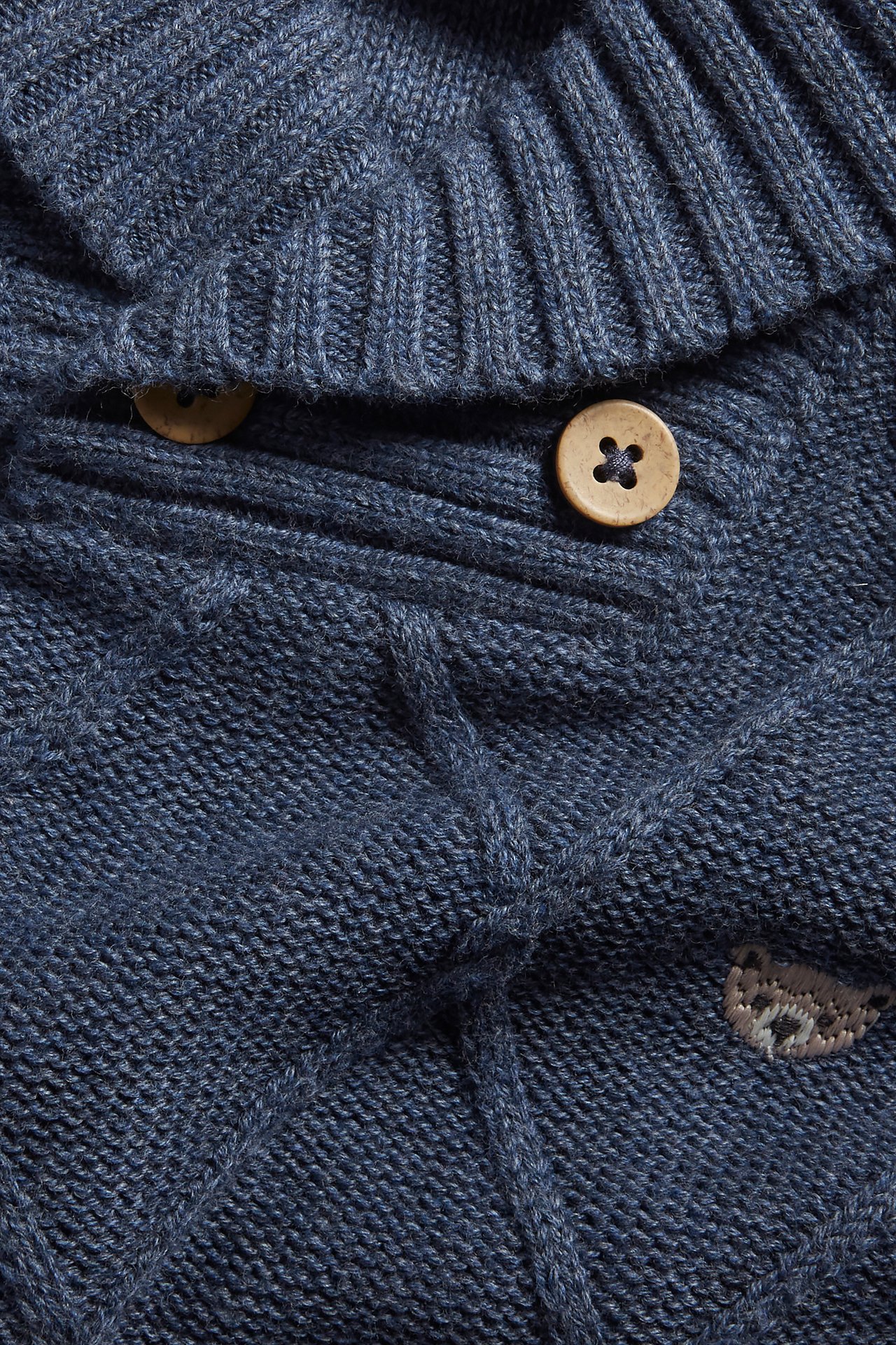 Pullover aus Jaqcuard-Strick - Blau - 4