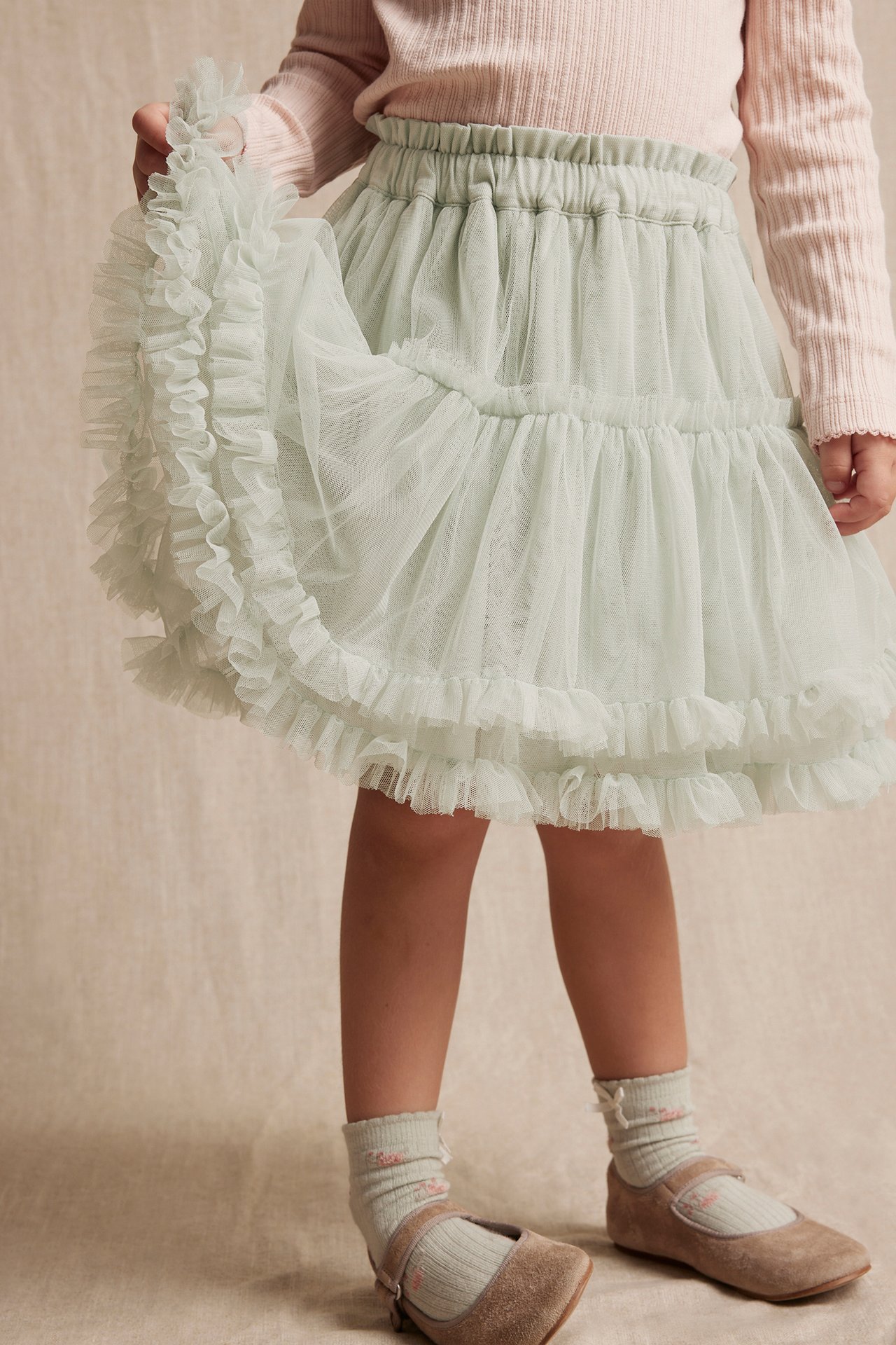 Tulle skirt - Light green - 4