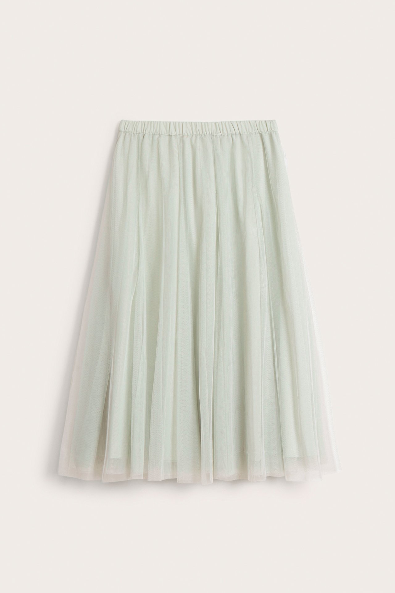 Women's green mesh skirt