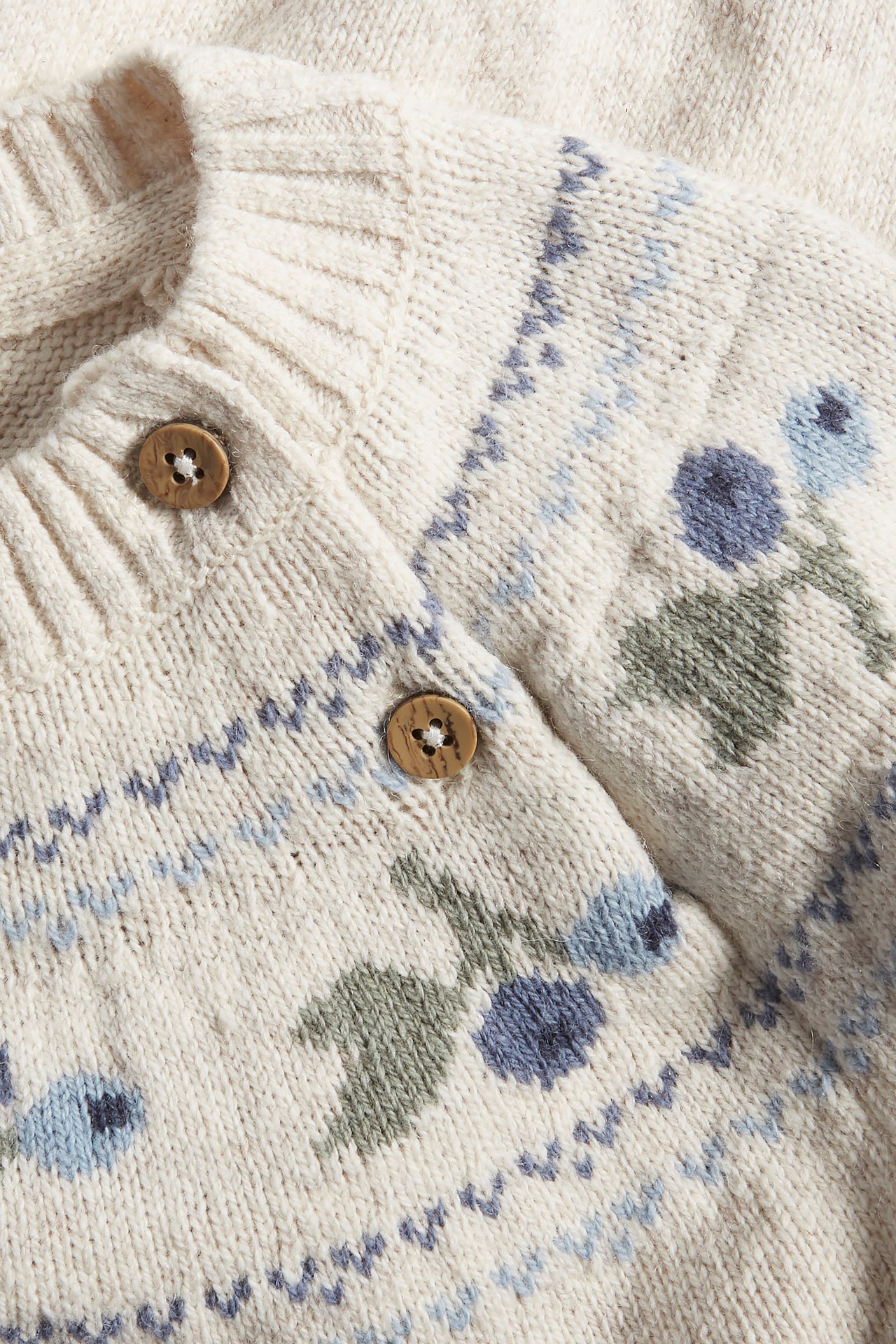 Strickpullover aus einem Wollgemisch - Beige meliert - 4