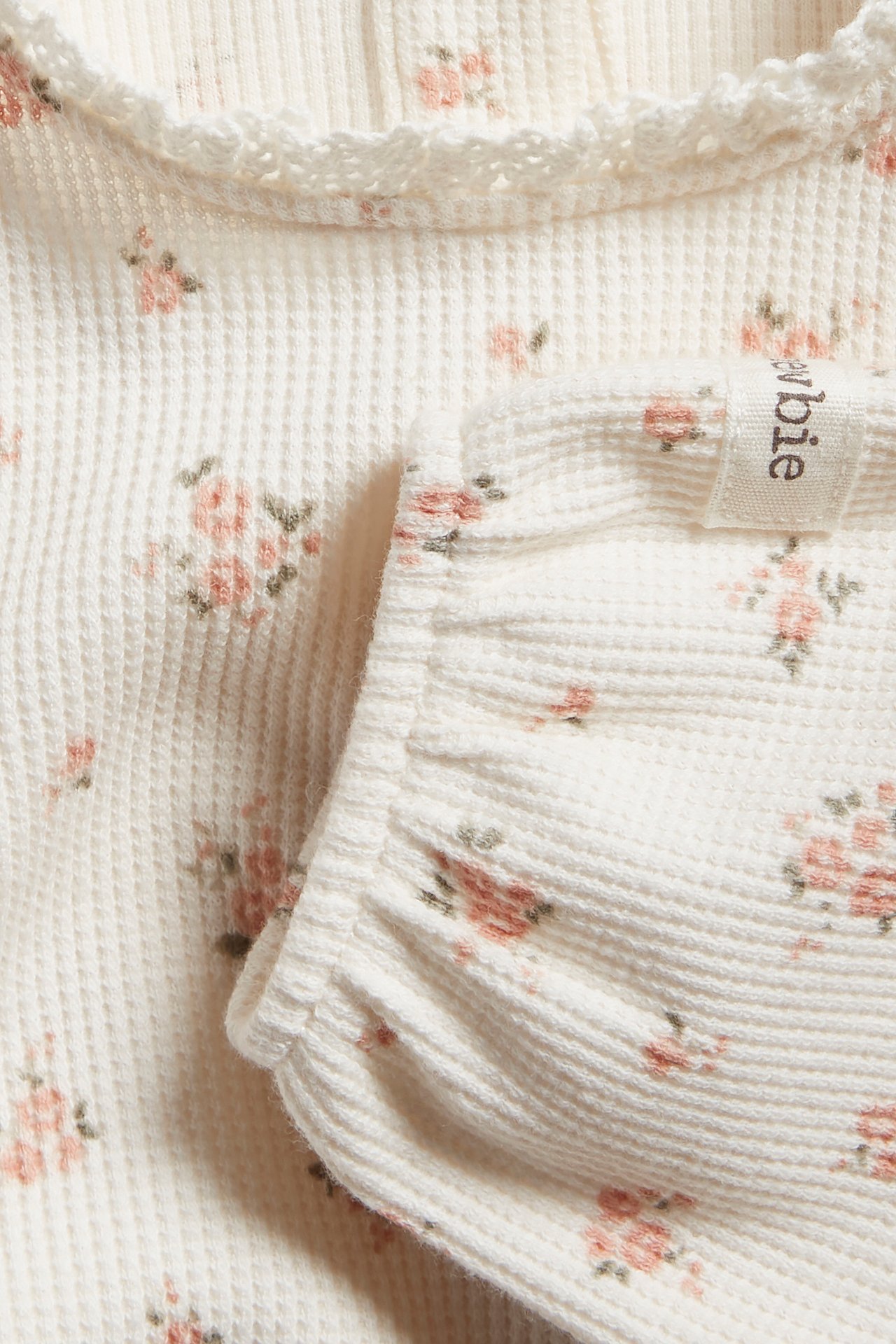 Long sleeve floral body - Off-white - 3