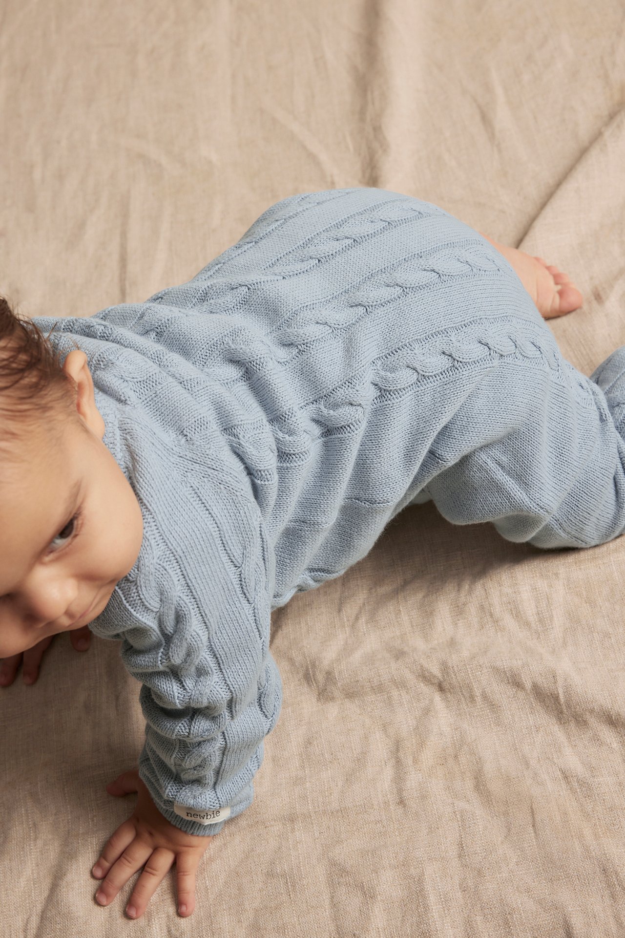 Jumpsuit with embroidery - Blue - 3