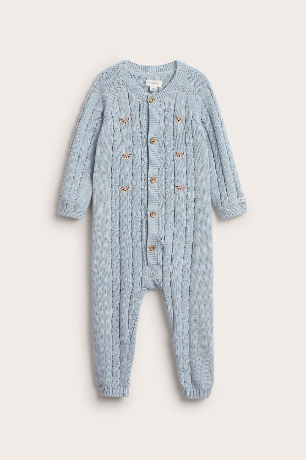 Jumpsuit with embroidery - Blue - 5
