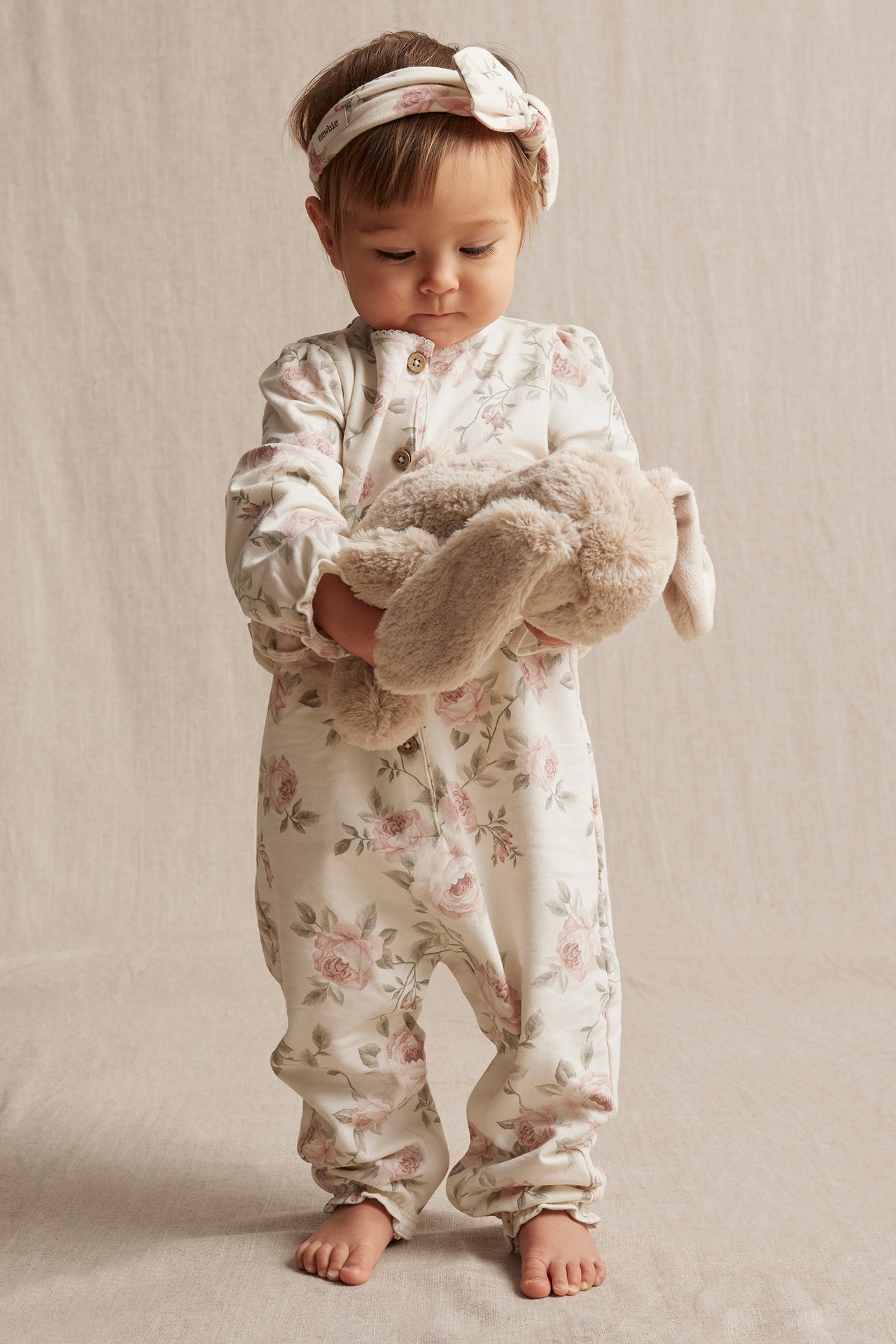 Warm floral jumpsuit - Off-white - 2