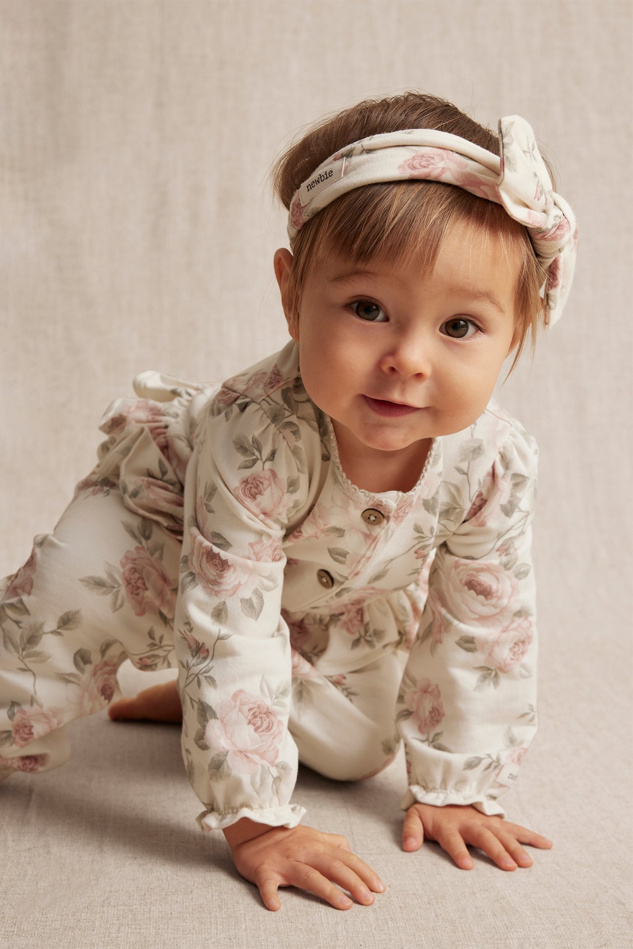 Warm floral jumpsuit - Off-white - 3