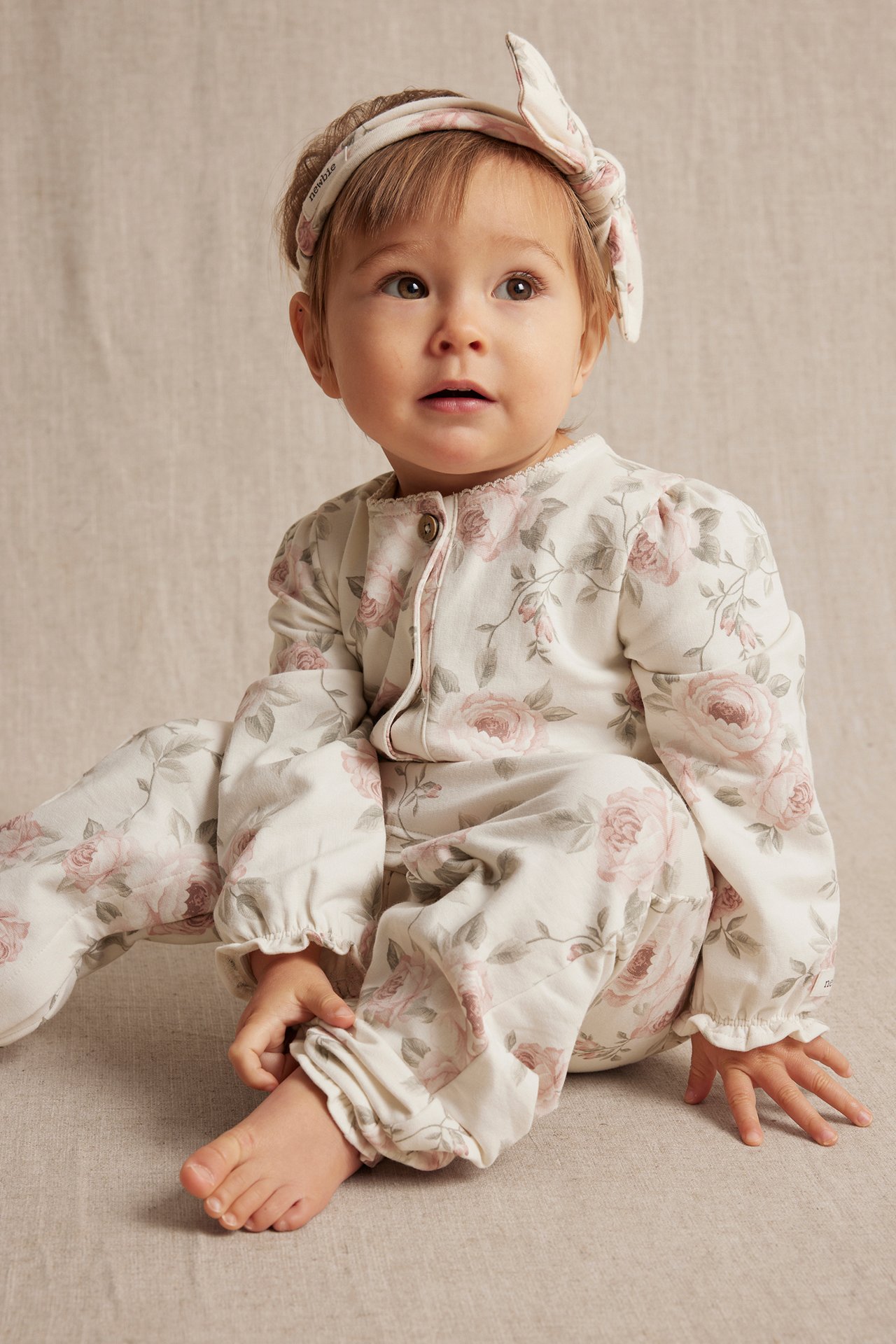 Warm floral jumpsuit - Off-white - 4