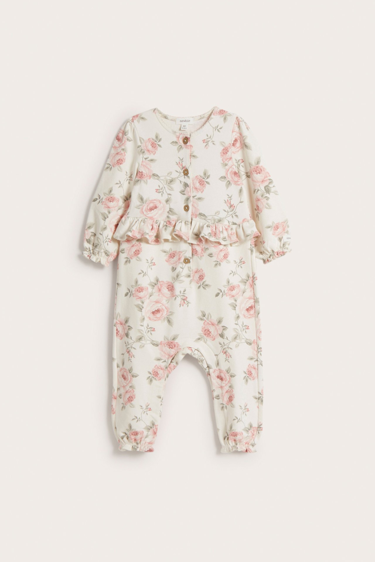 Warm floral jumpsuit - Off-white - 6