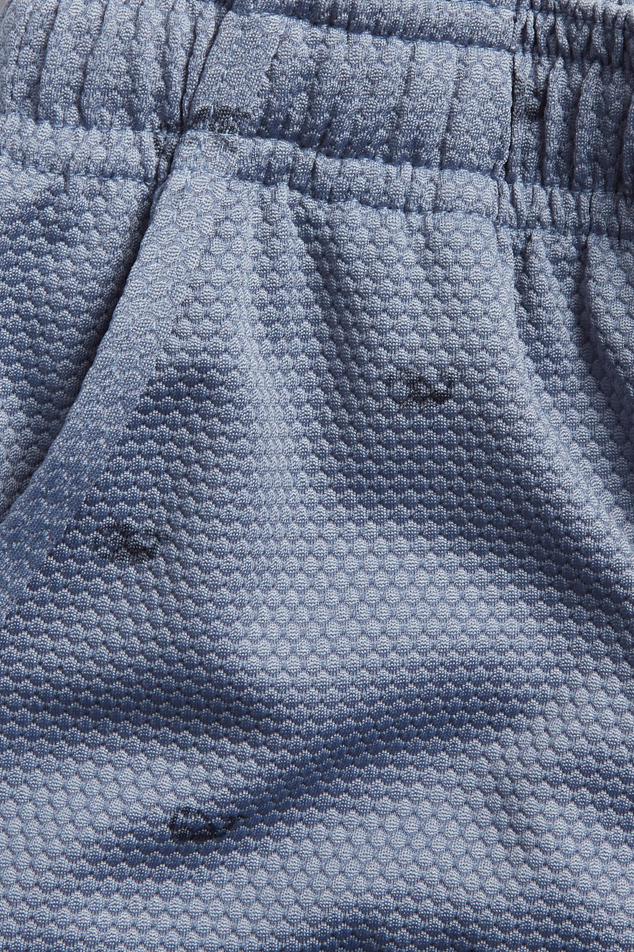 Badeshorts mit Muster aus kleinen Fischen - Blau - 2