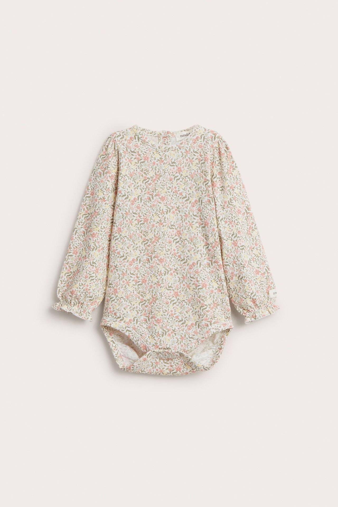 Floral long sleeve bodysuit