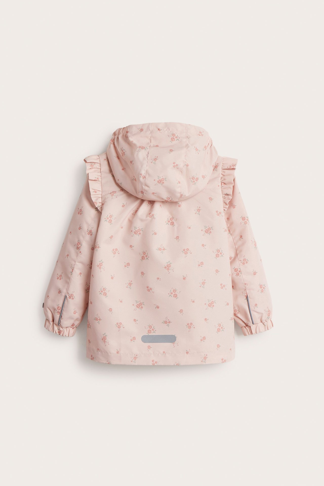 Floral jacket with frill - Light pink - 4