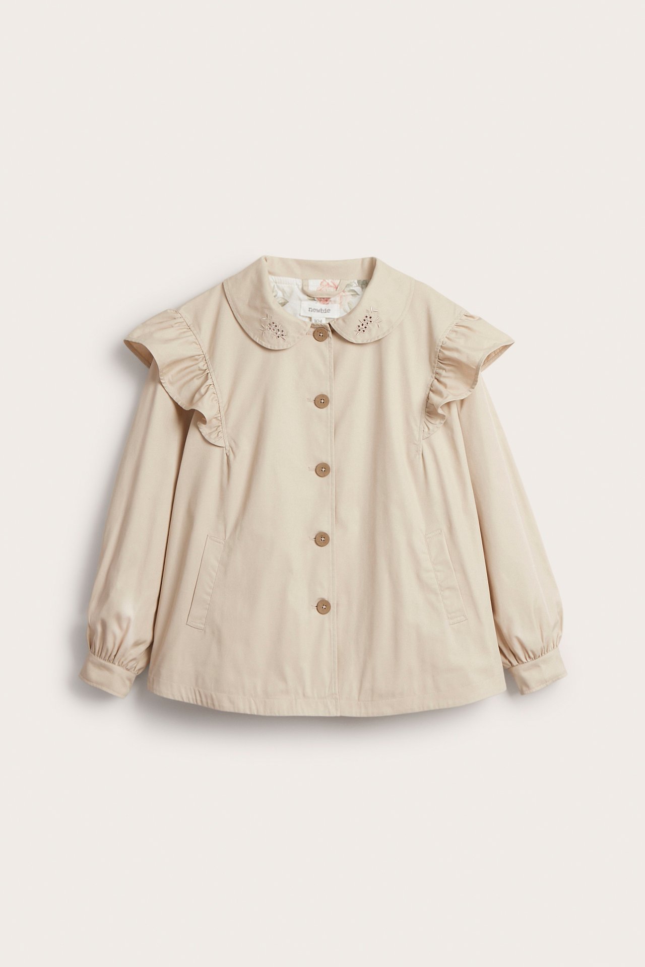 Short trench coat from Newbie Woman - Beige - 3