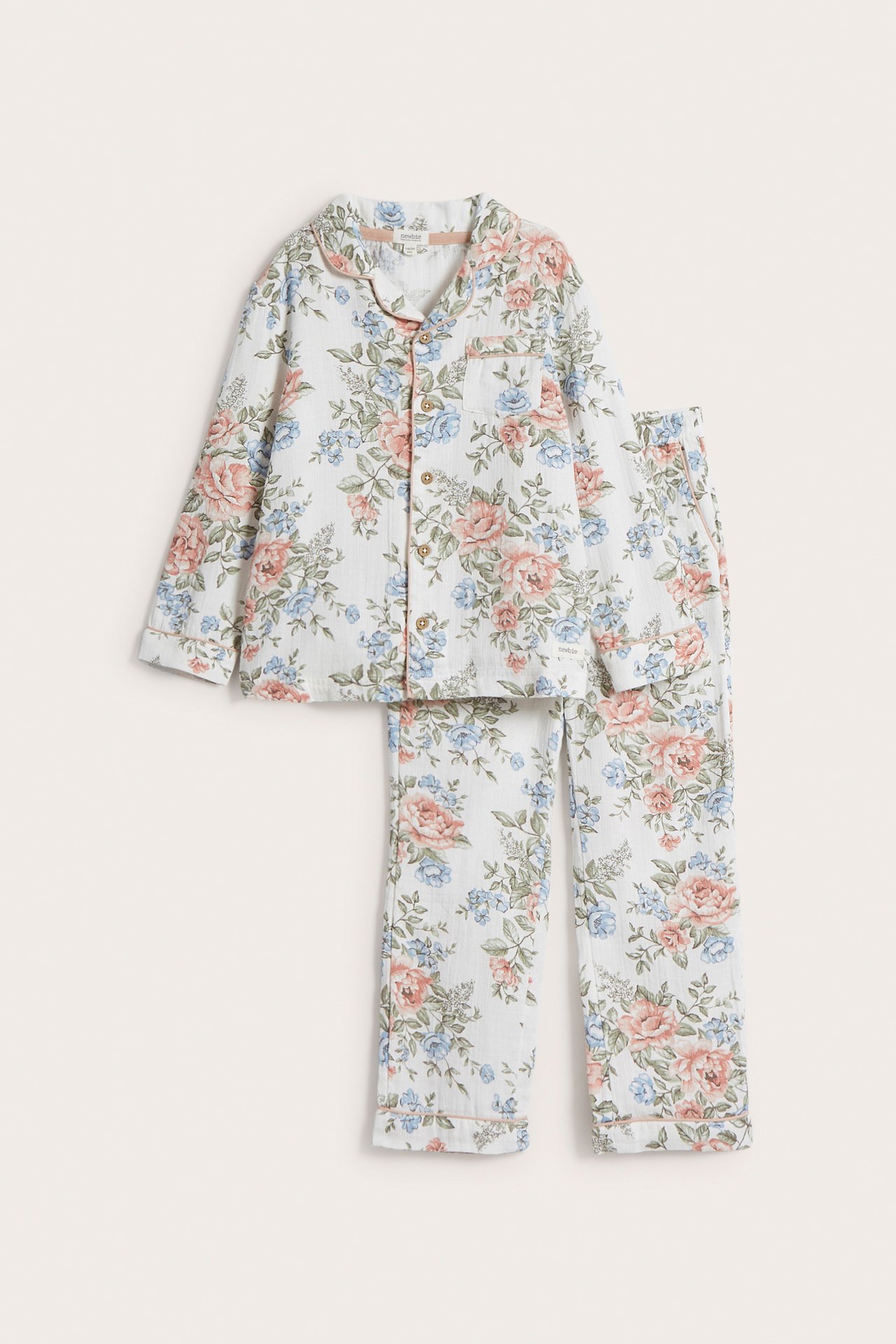 Floral pajamas