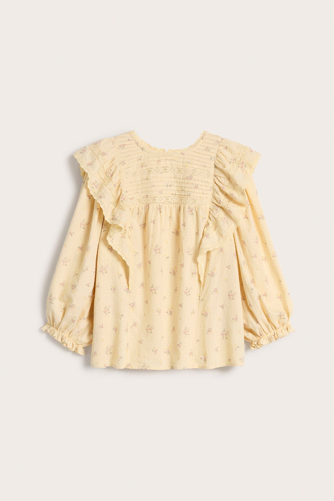 Blouse with frills, from Newbie Woman - Yellow - 3