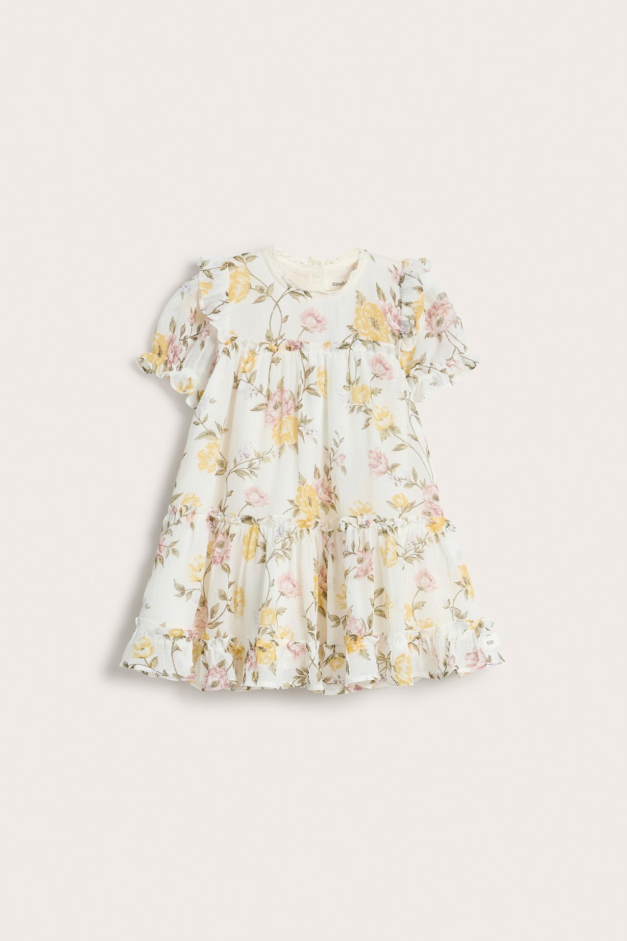 Floral chiffon dress