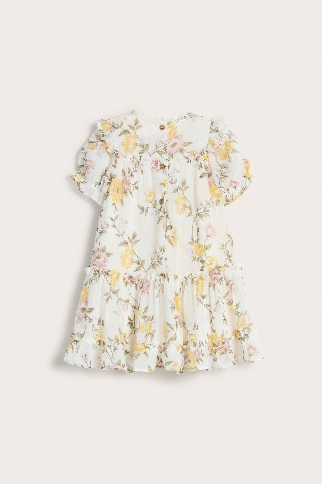 Floral chiffon dress