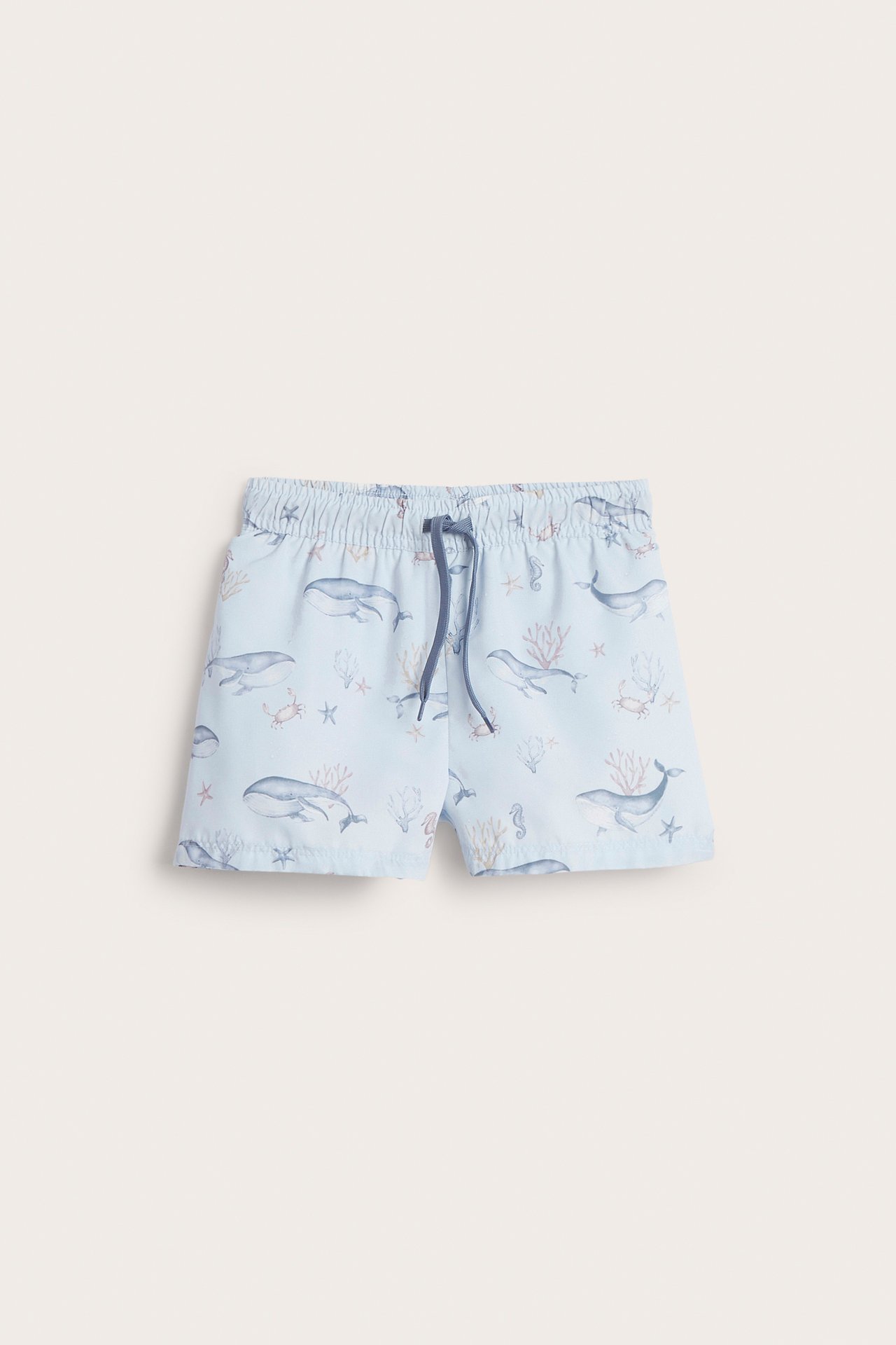 Patterned swim shorts