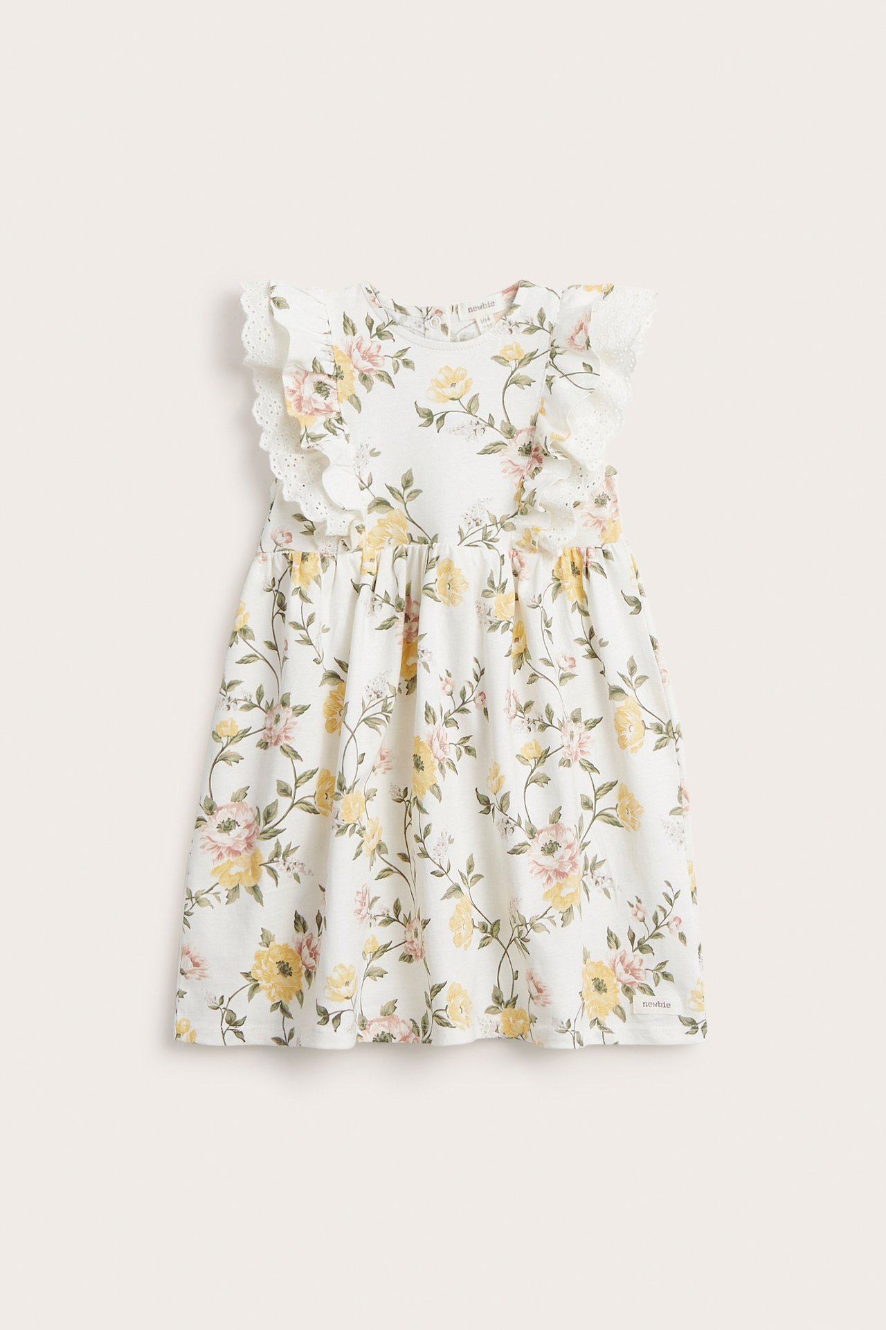 Floral dress with lace