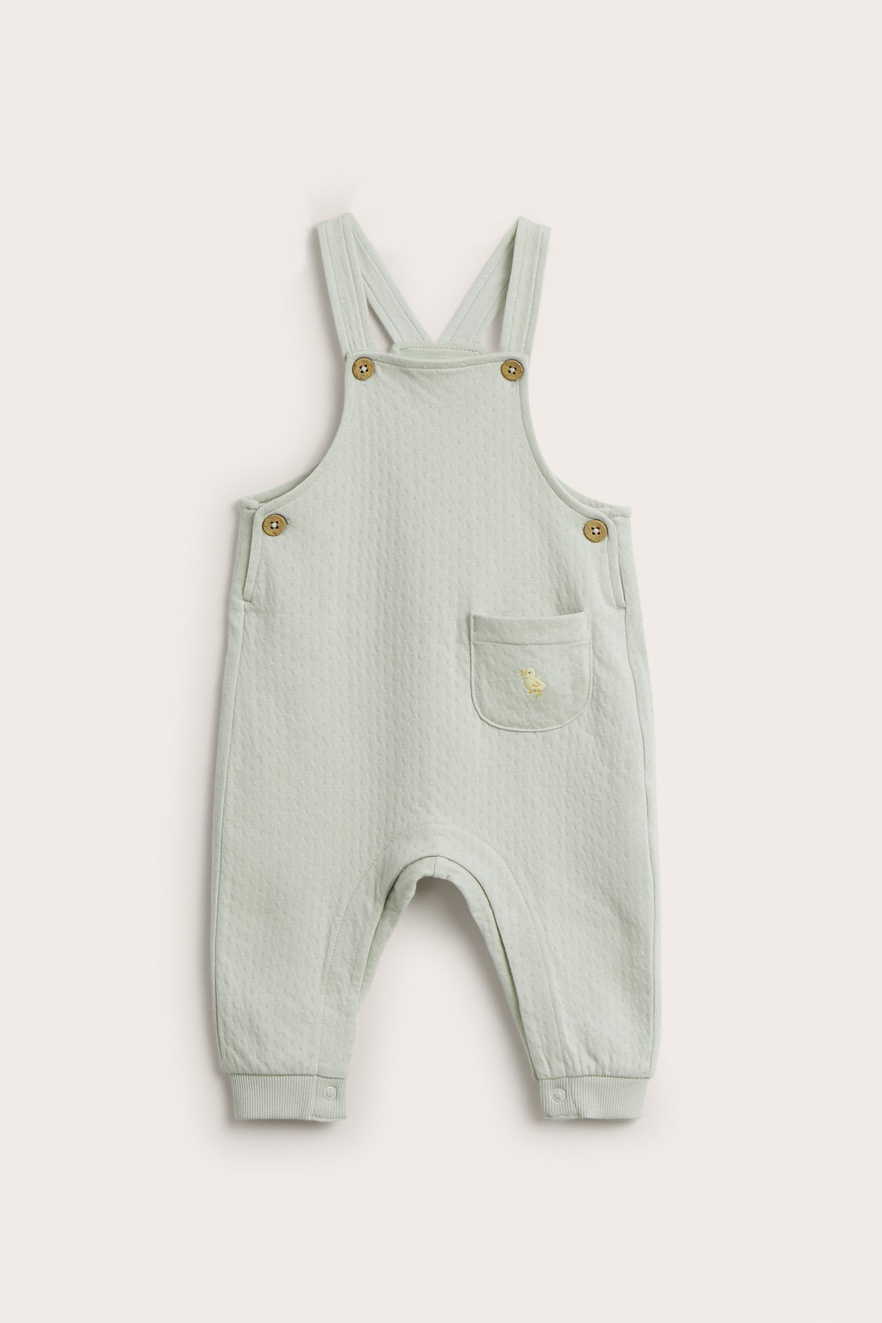 Dungarees with pockets - Light green - 2