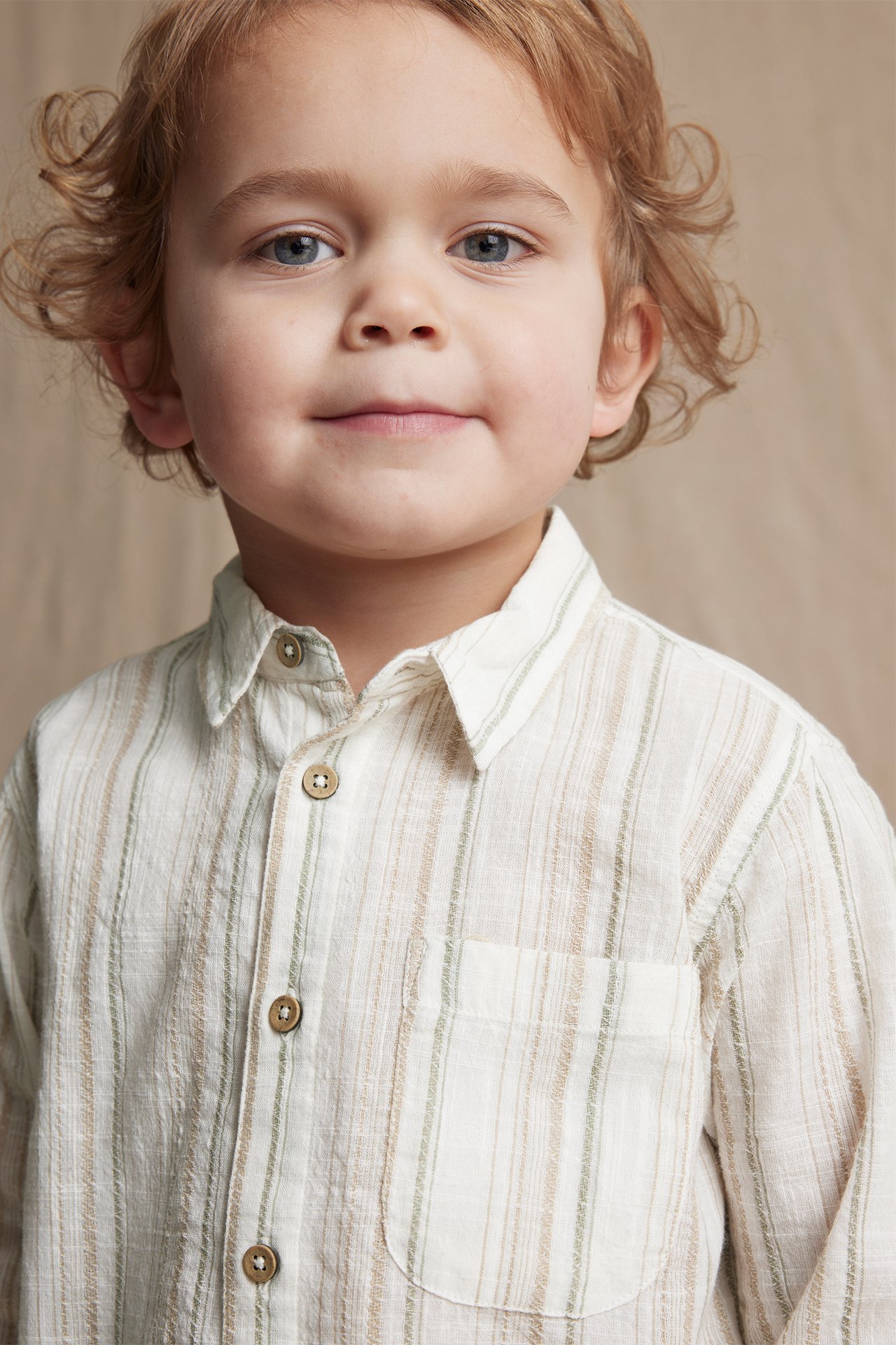 Long sleeve striped shirt