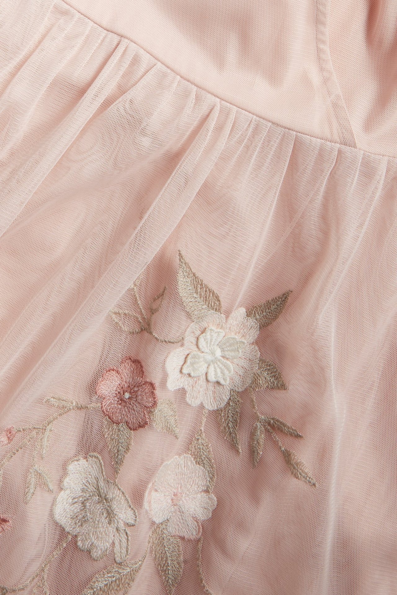 Dress with embroidery by Newbie Woman - Light pink - 7