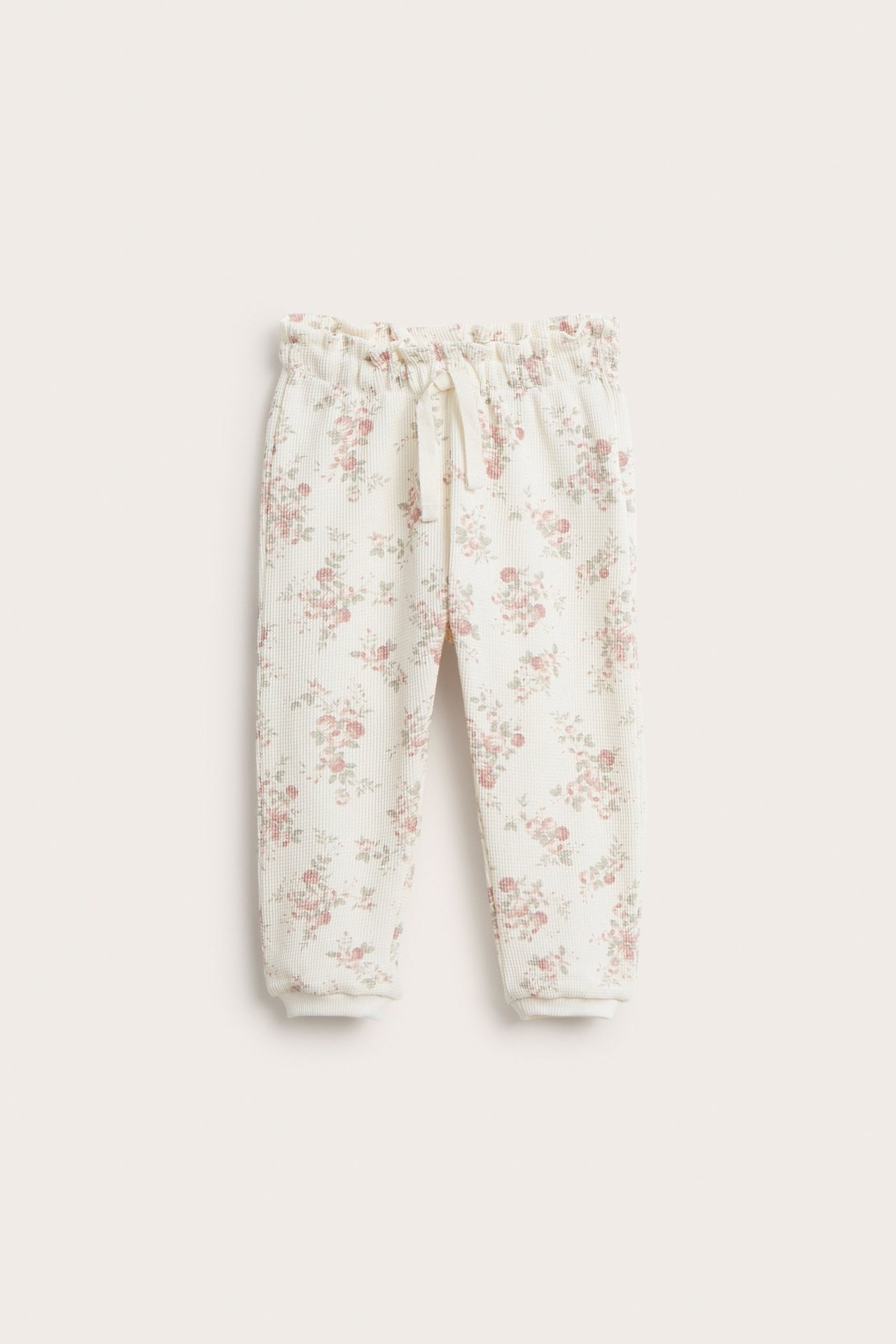 Floral joggers